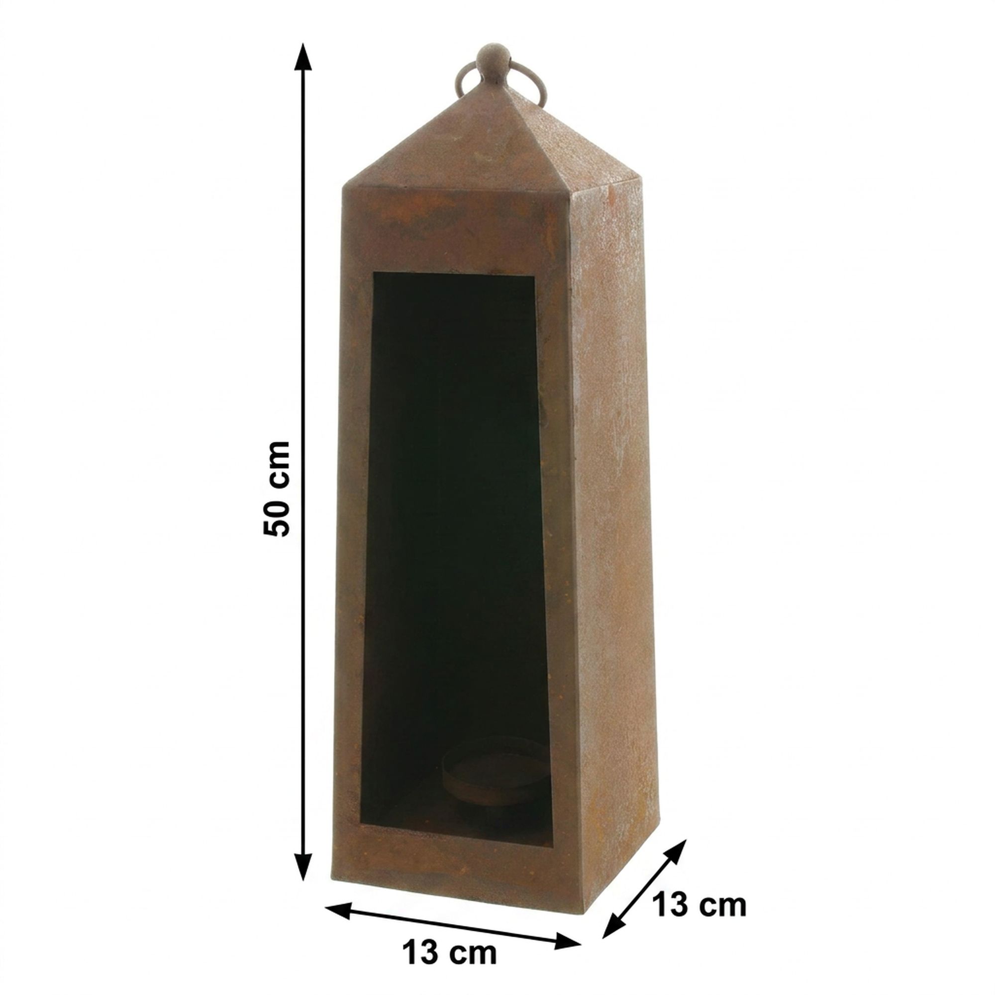 Acheter Porte-bougie "lanterne rouillée"  dans la boutique en ligne de Frank Flechtwaren pour Barbecue &amp; détente