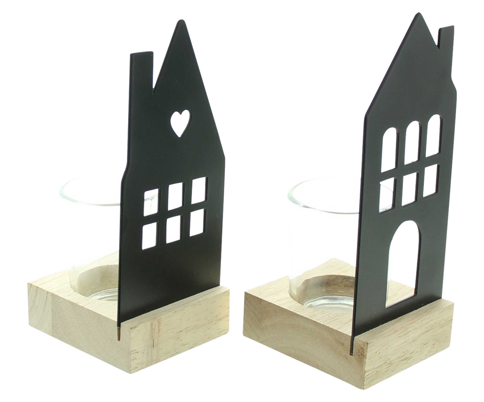 Acheter Lot de 2 photophores "maison"  dans la boutique en ligne de Frank Flechtwaren pour Pâques