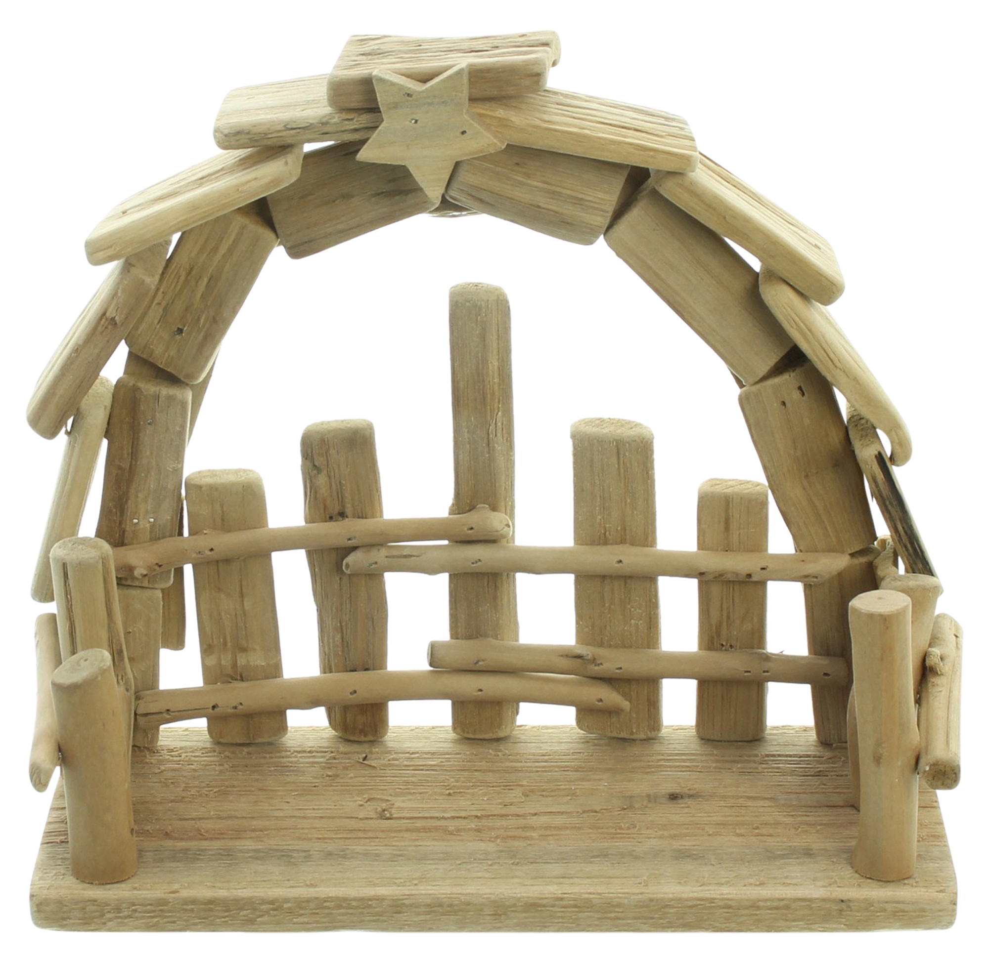 Acheter Crèche "nature"  dans la boutique en ligne de Frank Flechtwaren pour Noël