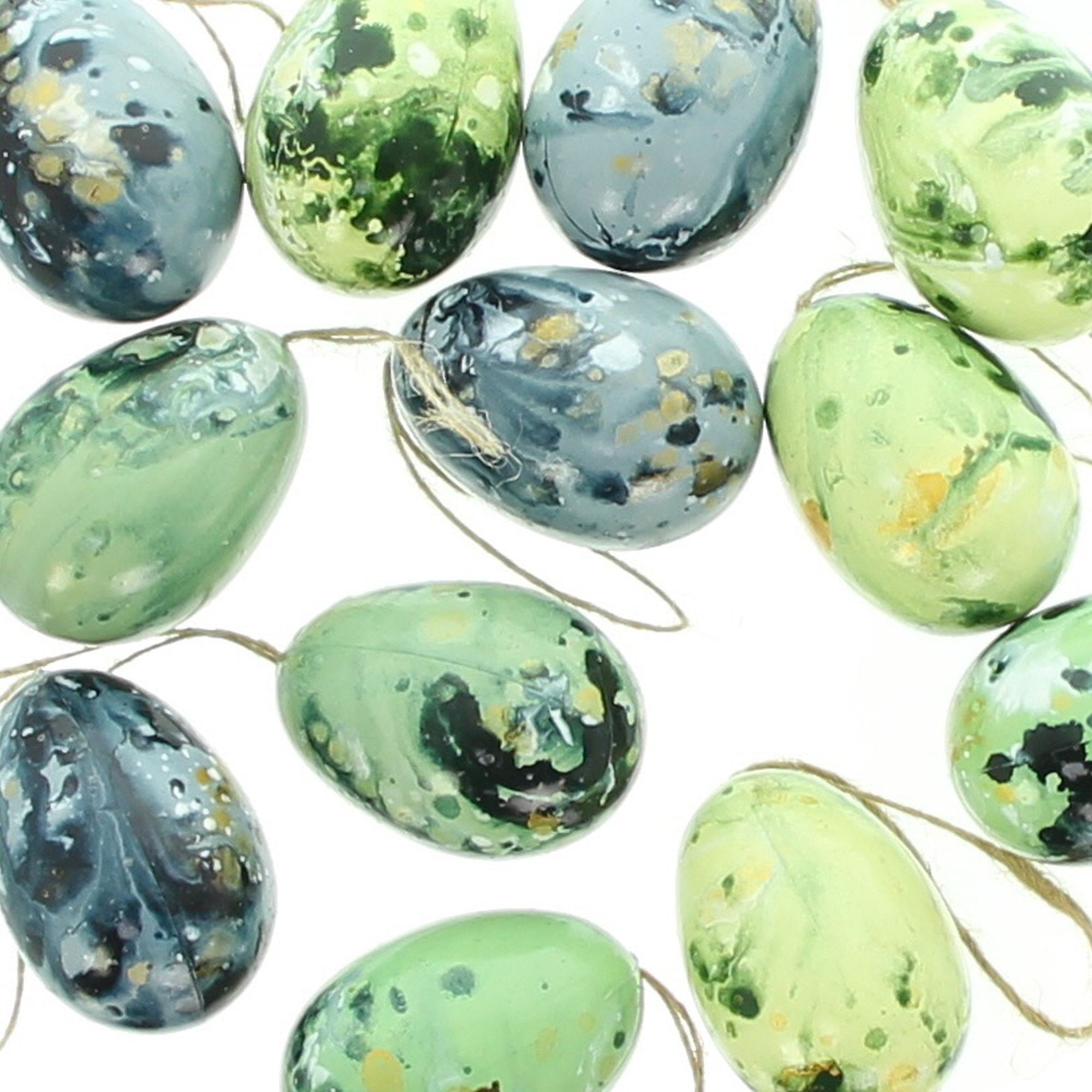 Acheter Lot de 18 suspensions "oeuf de Pâques"  dans la boutique en ligne de Frank Flechtwaren pour Décorations à suspendre