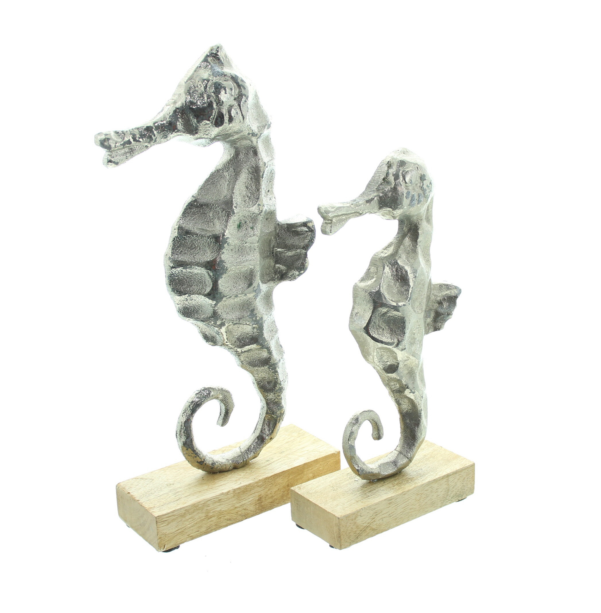 Acheter Lot de 2 hippocampes "argent "  dans la boutique en ligne de Frank Flechtwaren