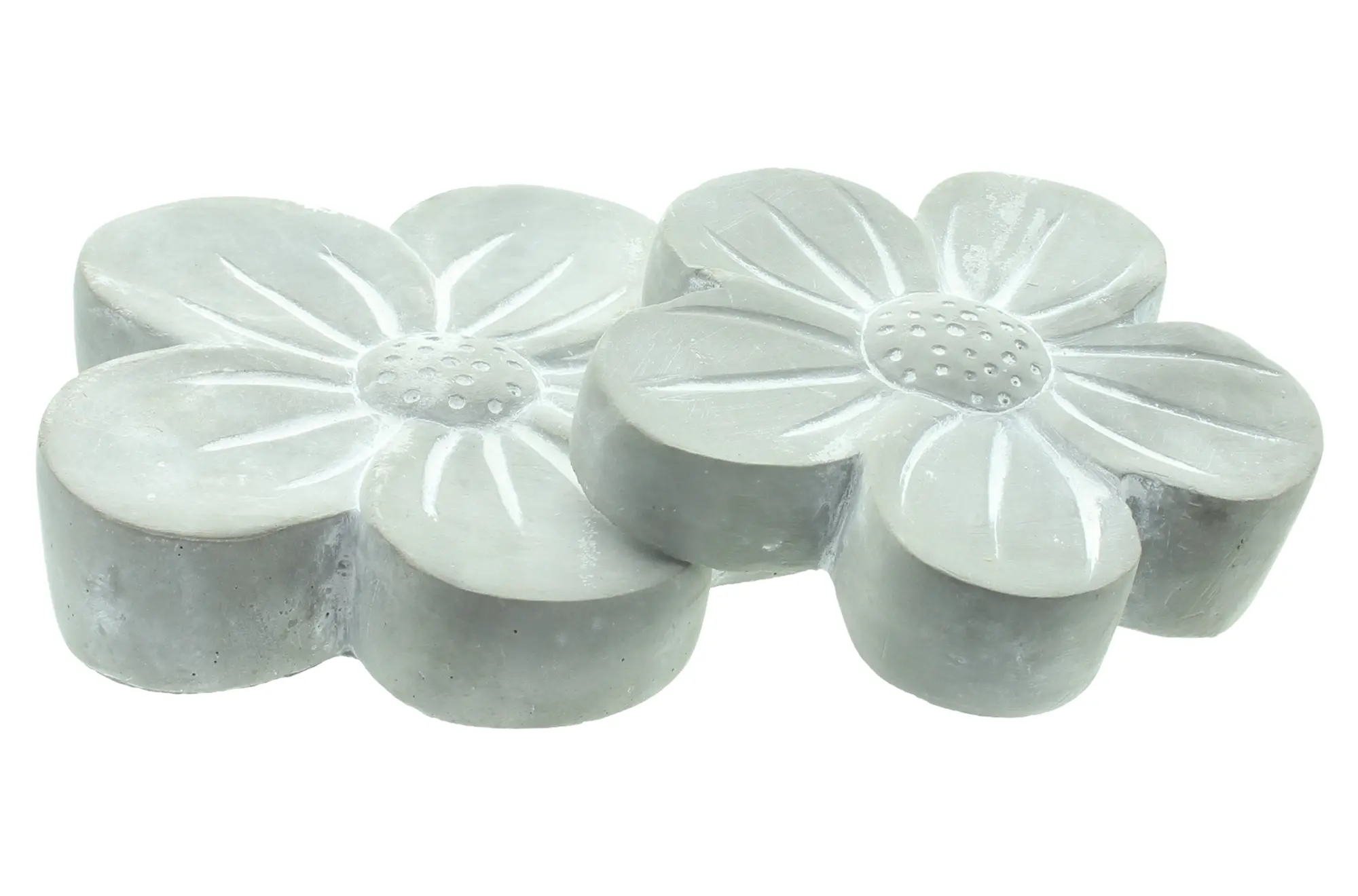 Acheter Lot de 2 fleurs "ciment"  dans la boutique en ligne de Frank Flechtwaren pour Figurines de jardin