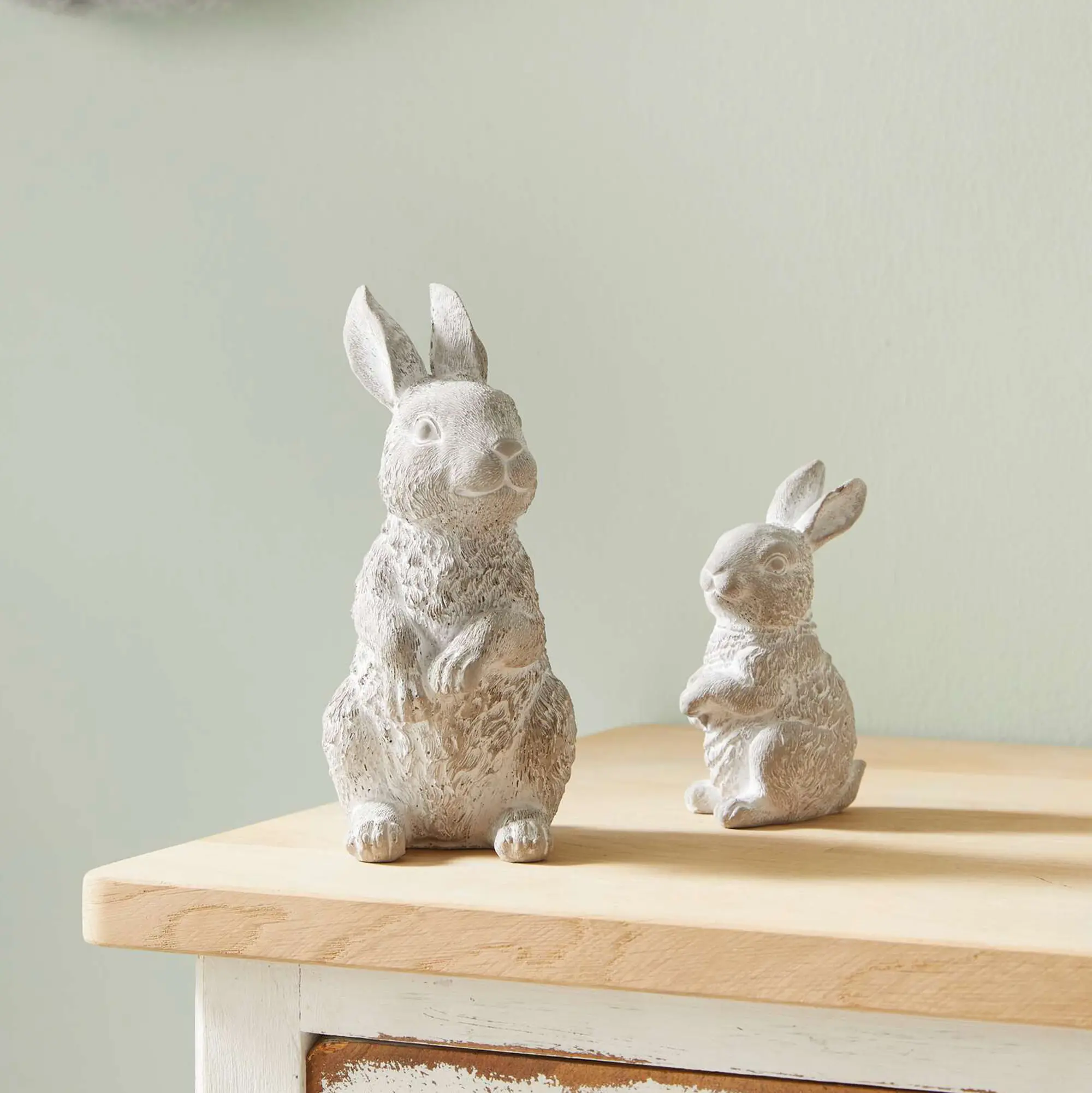 Acheter Lot de 2 lapins "Washed"  dans la boutique en ligne de Frank Flechtwaren