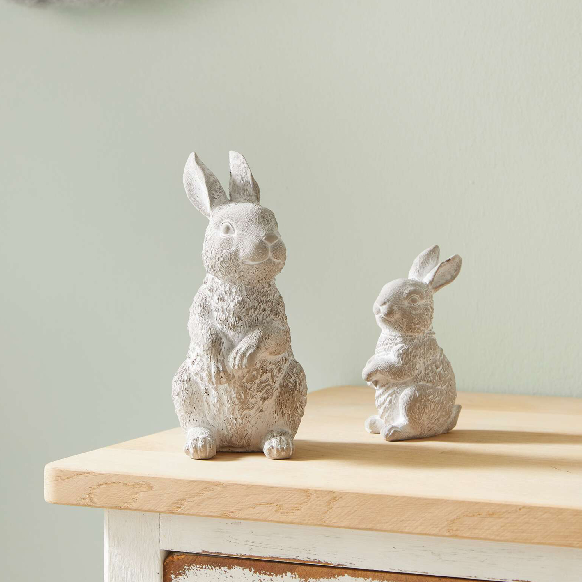Acheter Lot de 2 lapins "Washed"  dans la boutique en ligne de Frank Flechtwaren