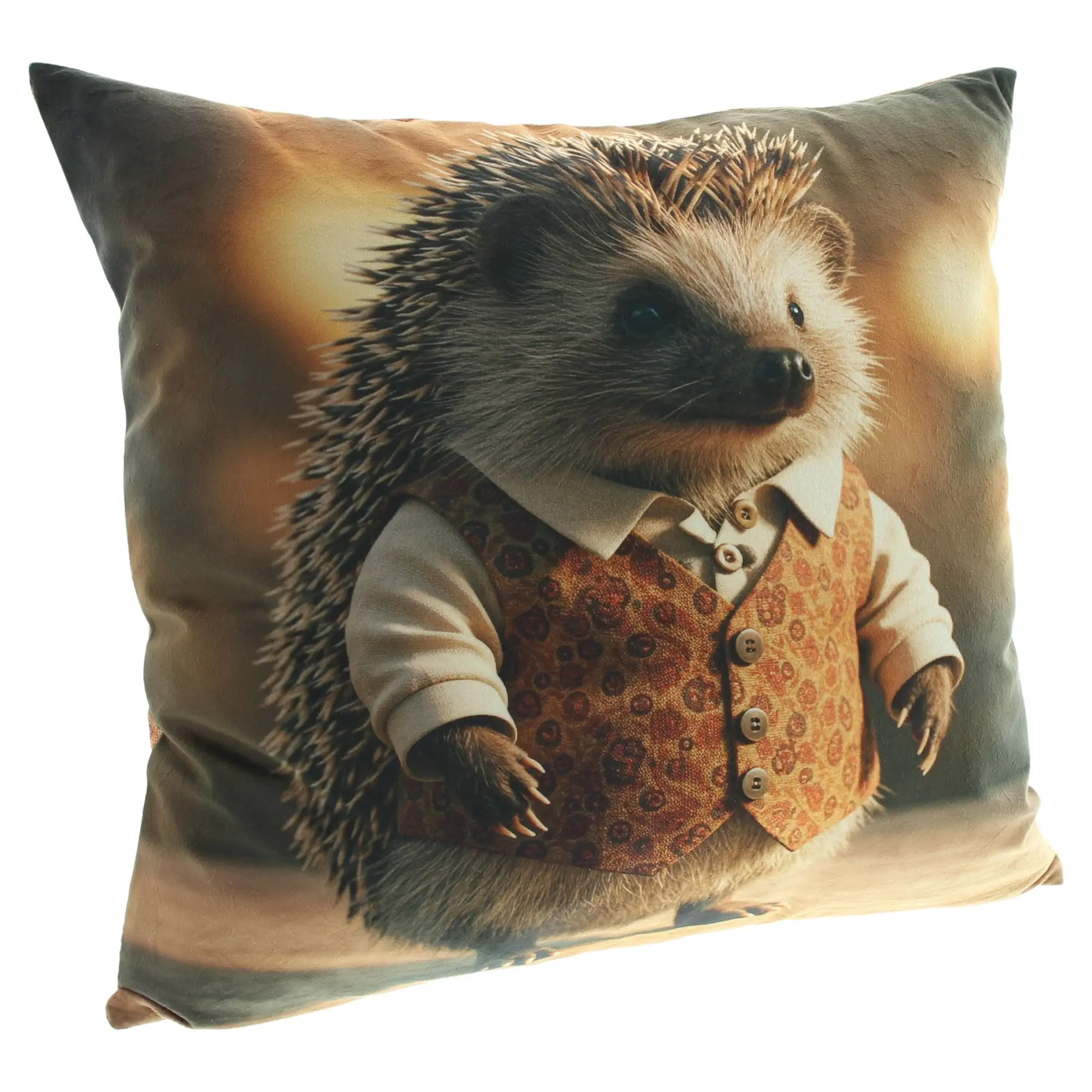 Acheter Housse de coussin « Monsieur Hérisson » dans la boutique en ligne de Frank Flechtwaren pour Promenade en forêt