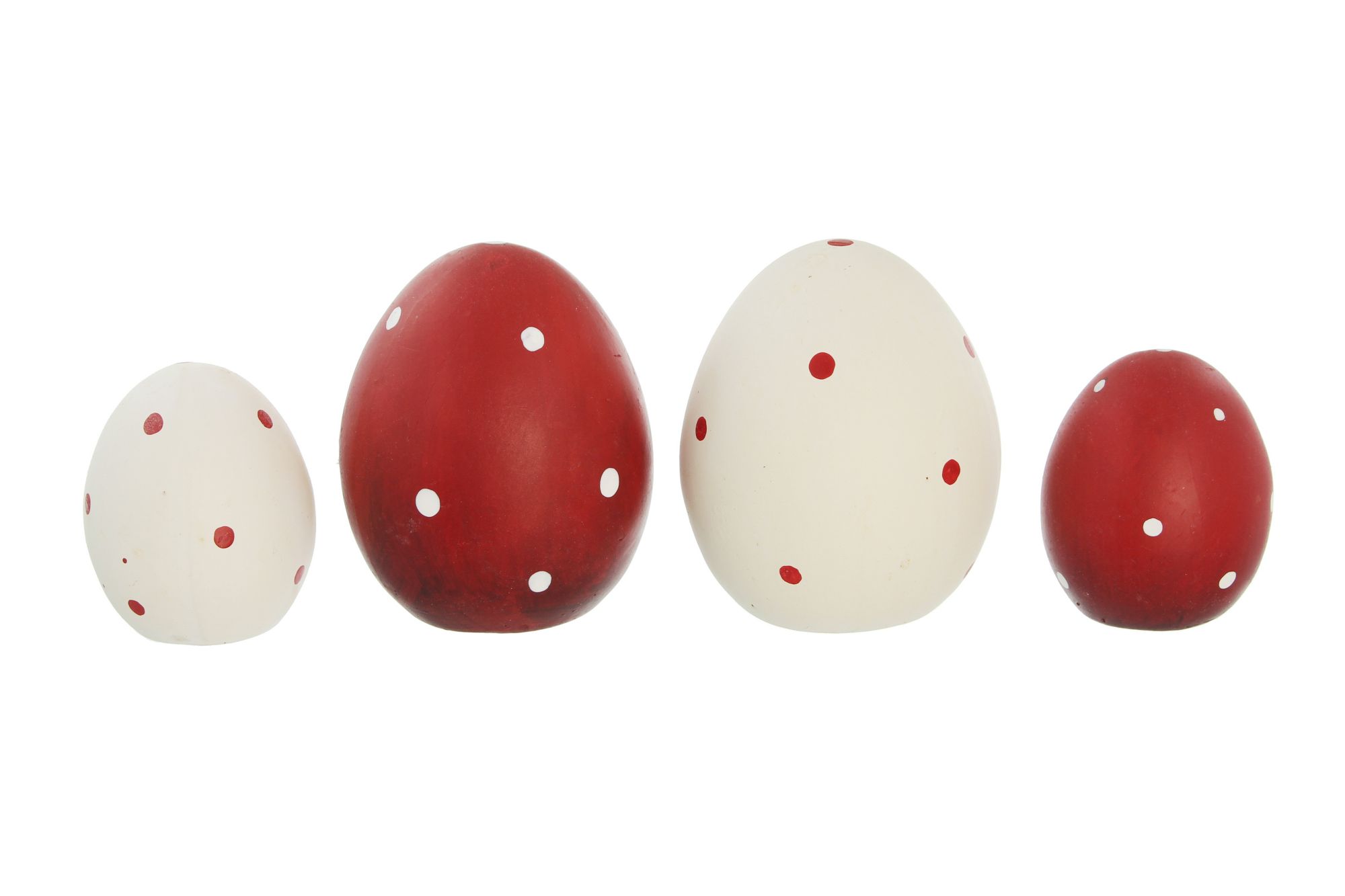 Acheter Lot de 4 oeufs "points"  dans la boutique en ligne de Frank Flechtwaren pour Oeufs Pâques