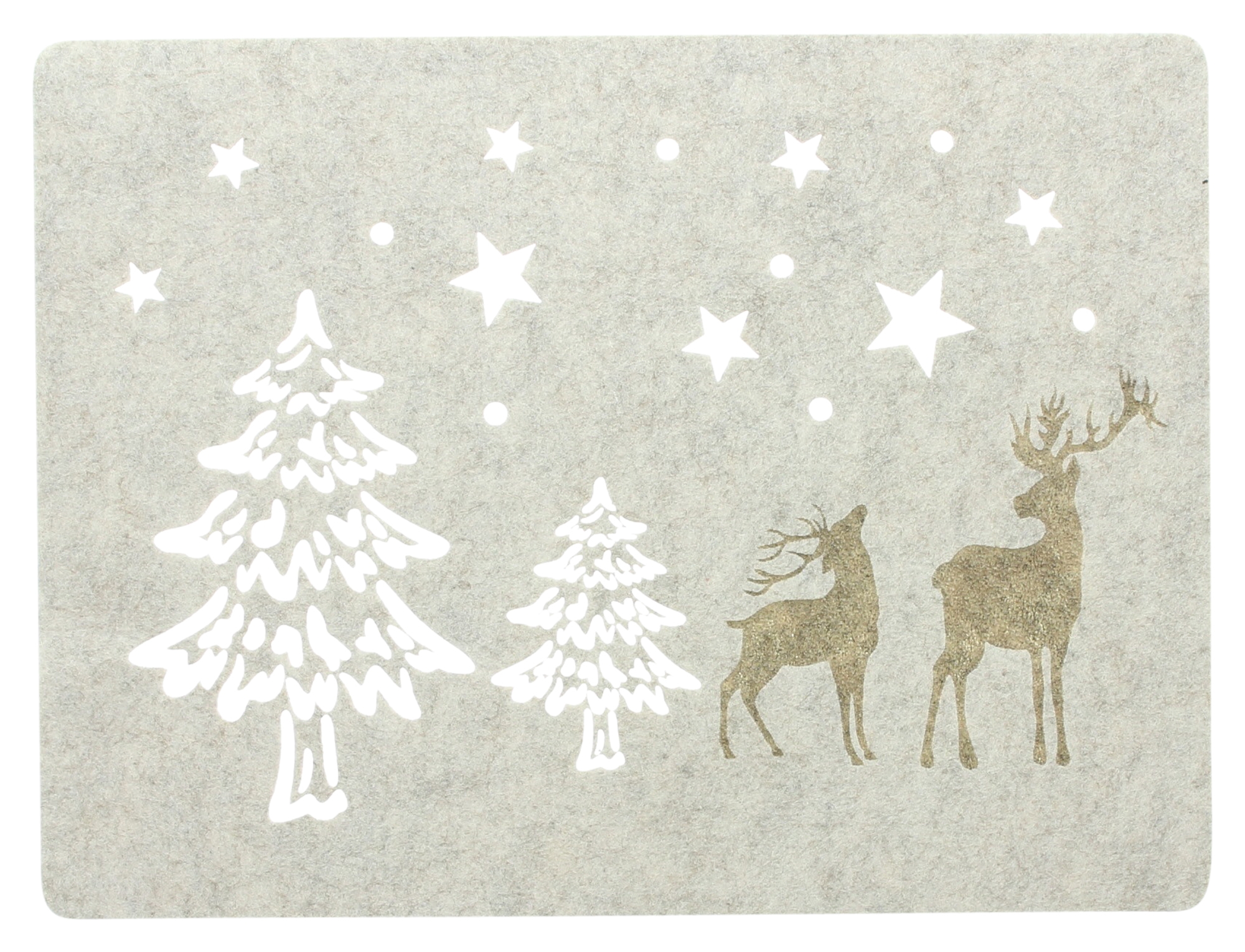 Acheter Lot de 4 sets de table "forêt d'hiver"  dans la boutique en ligne de Frank Flechtwaren pour Sets de table