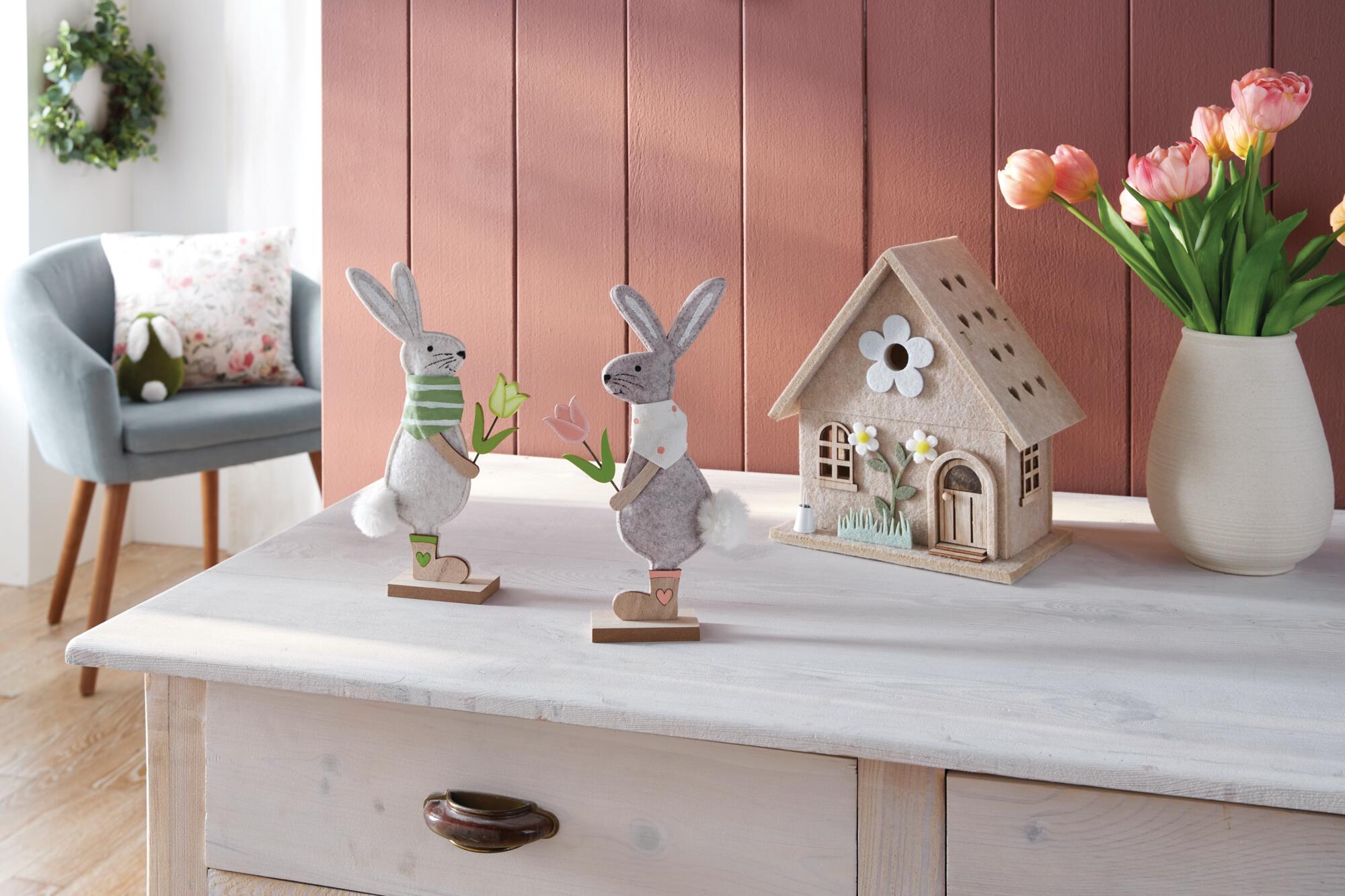 Acheter Maison en feutre "printemps"  dans la boutique en ligne de Frank Flechtwaren pour Maison, Maisonette &amp; co.