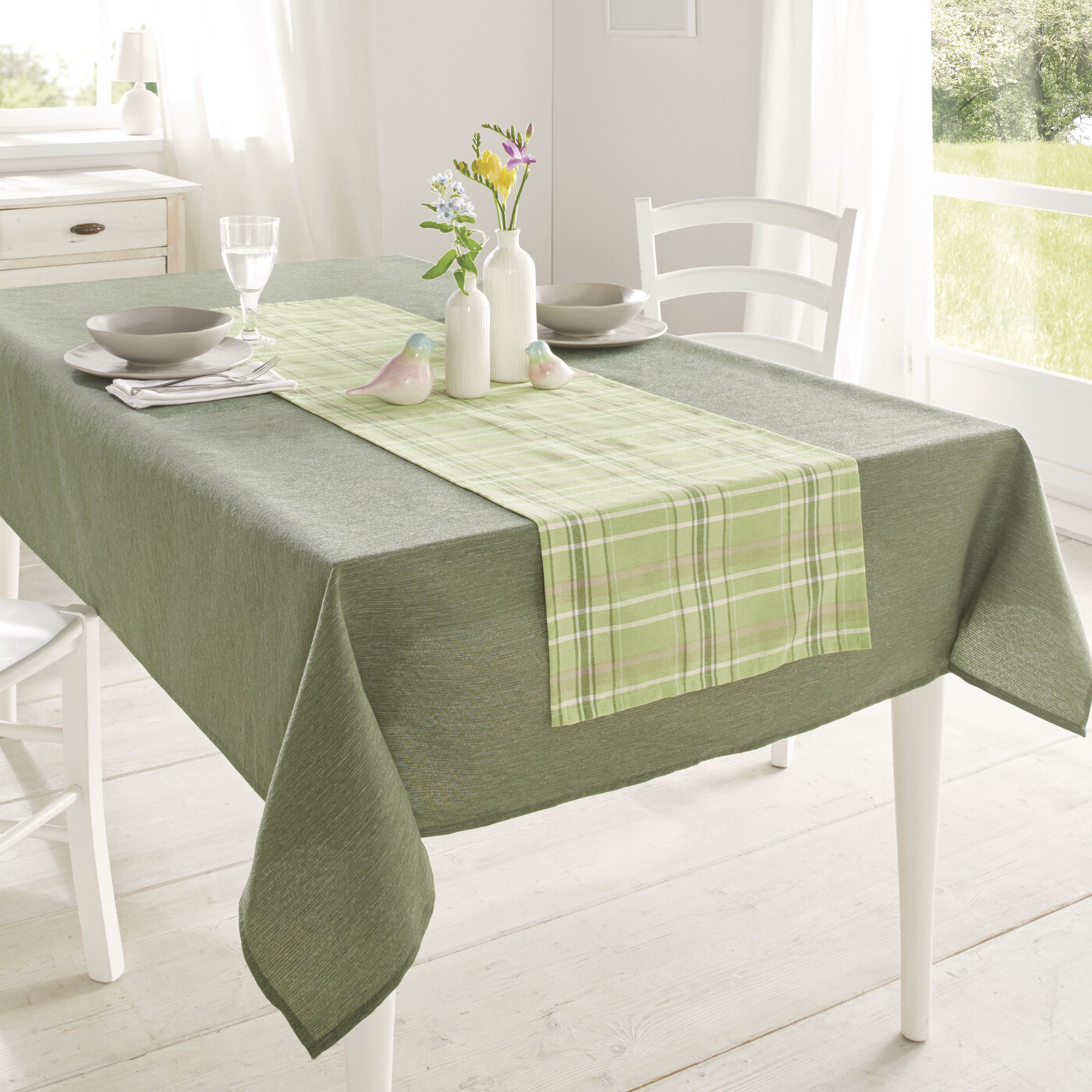 Acheter Chemin de table "carreau"  dans la boutique en ligne de Frank Flechtwaren