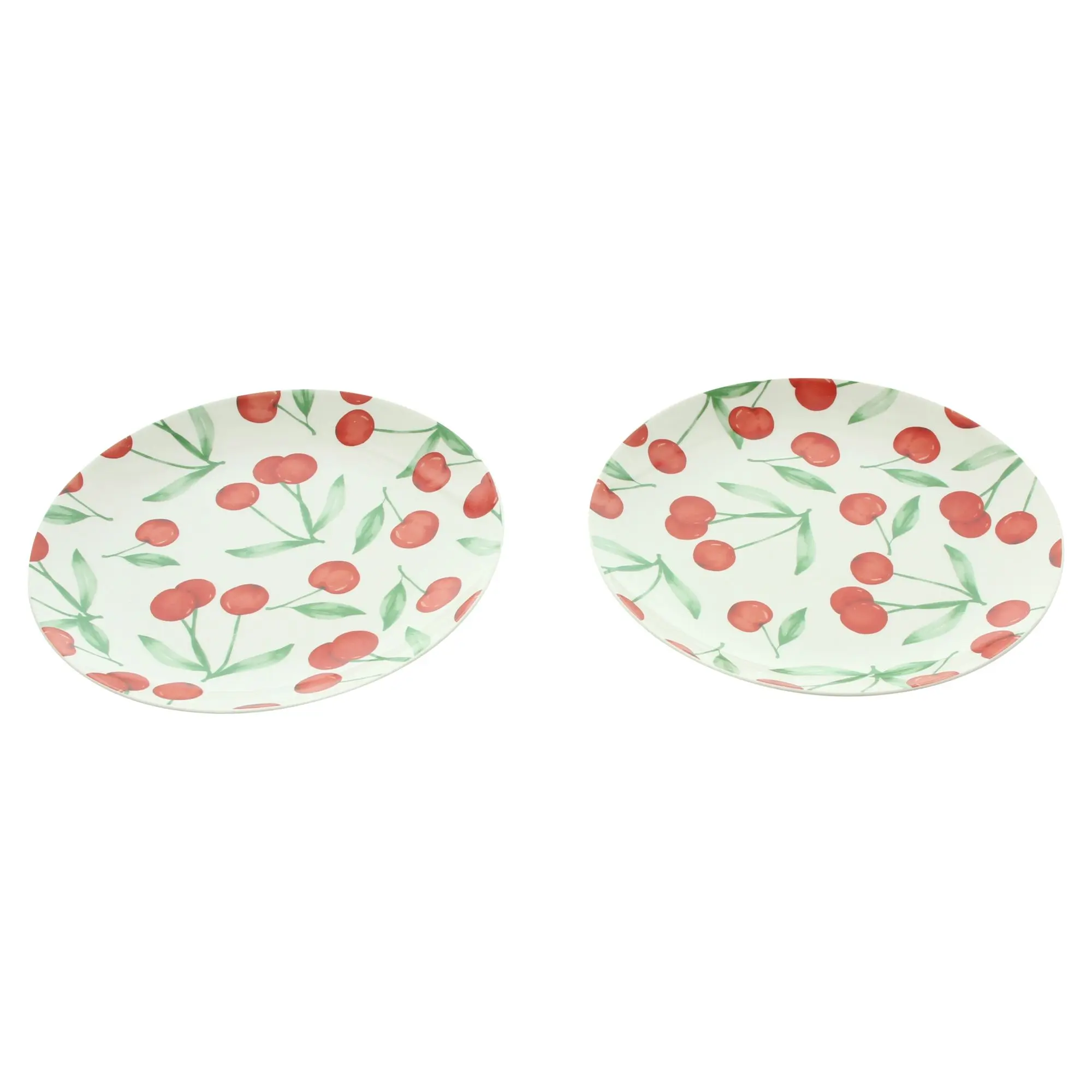 Acheter Lot de 2 assiettes à dessert "délice de cerises"  dans la boutique en ligne de Frank Flechtwaren pour Des petits coquets