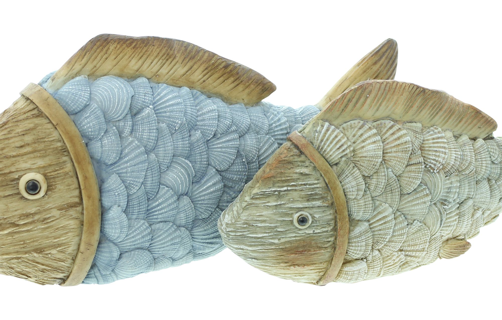 Acheter Lot de 2 figurines "poisson"  dans la boutique en ligne de Frank Flechtwaren pour Figurines décoratives