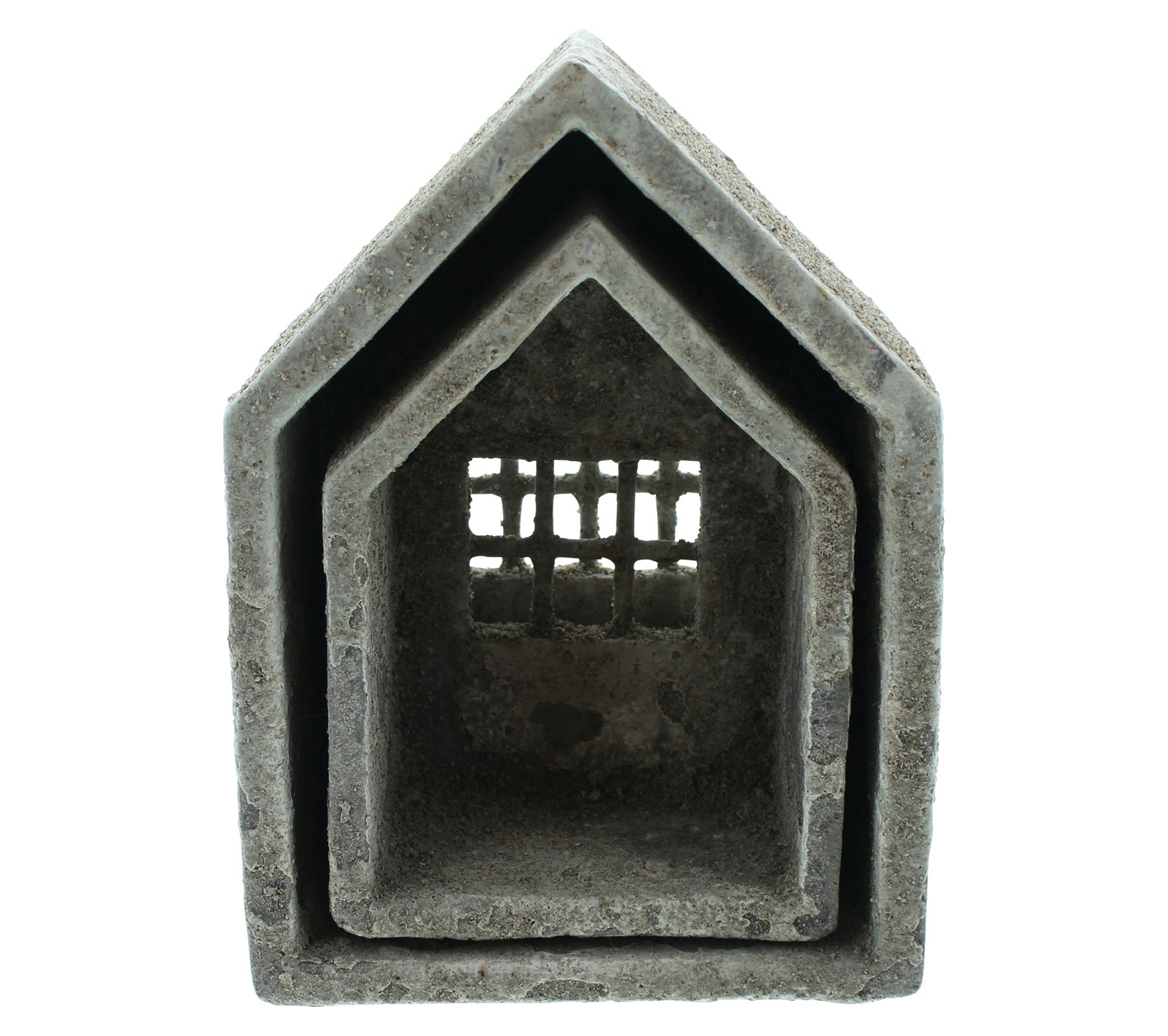 Acheter Lot de 2 maisons "style béton"  dans la boutique en ligne de Frank Flechtwaren pour Pâques
