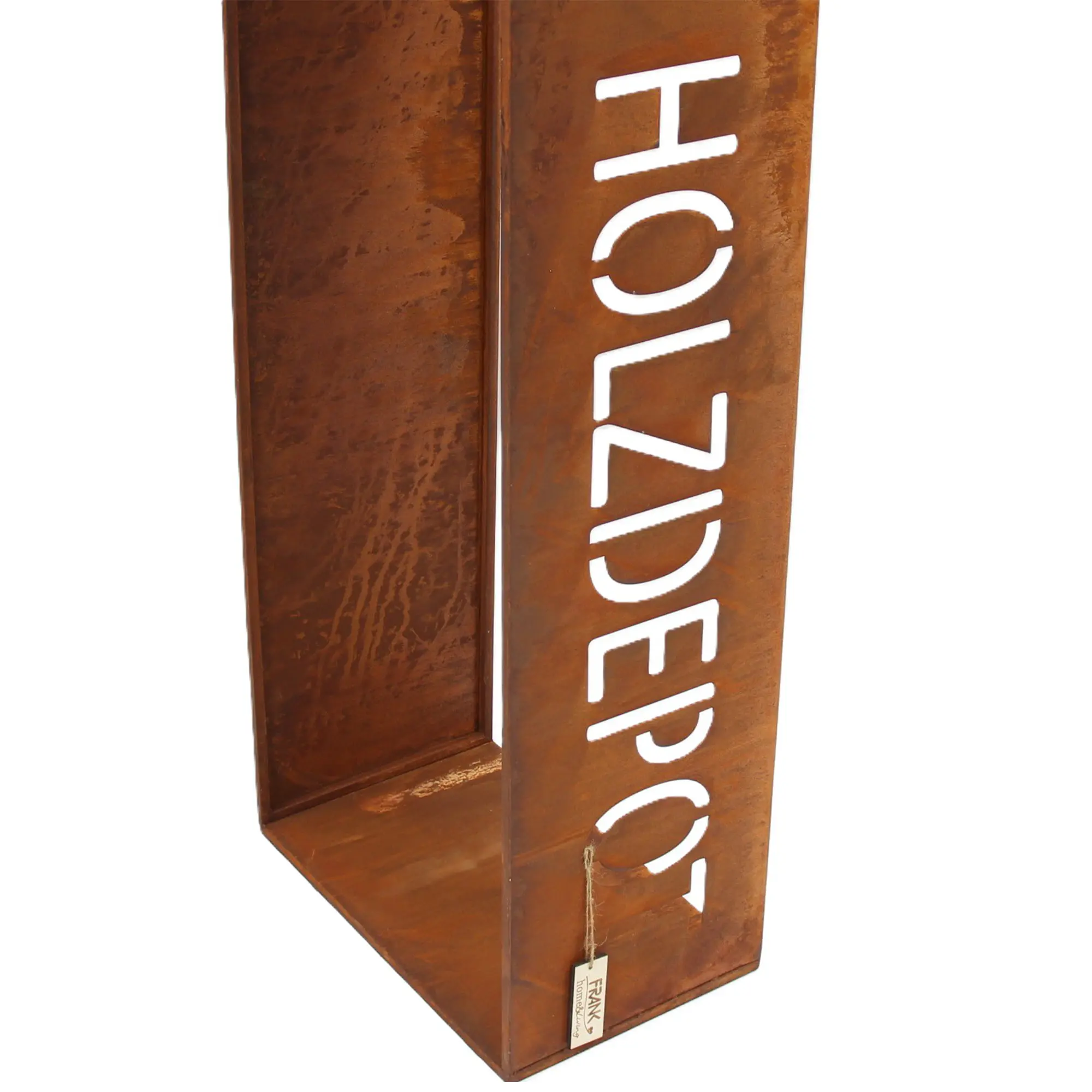 Acheter Étagère à bois de chauffage « Rustic »  dans la boutique en ligne de Frank Flechtwaren pour Décoration rouille pour votre jardin