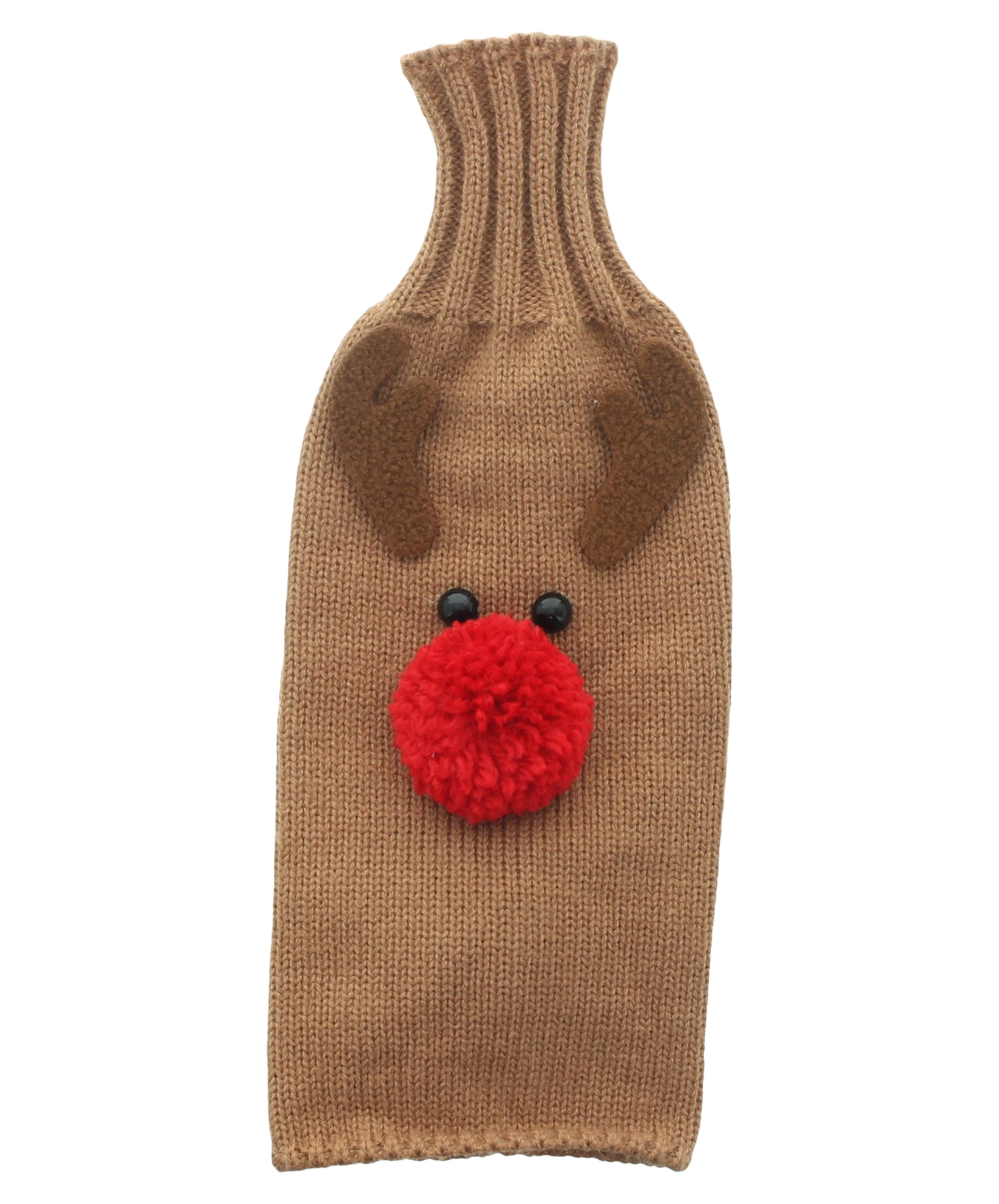 Acheter Cache bouteille "Rudolf"  dans la boutique en ligne de Frank Flechtwaren pour Idées cadeaux