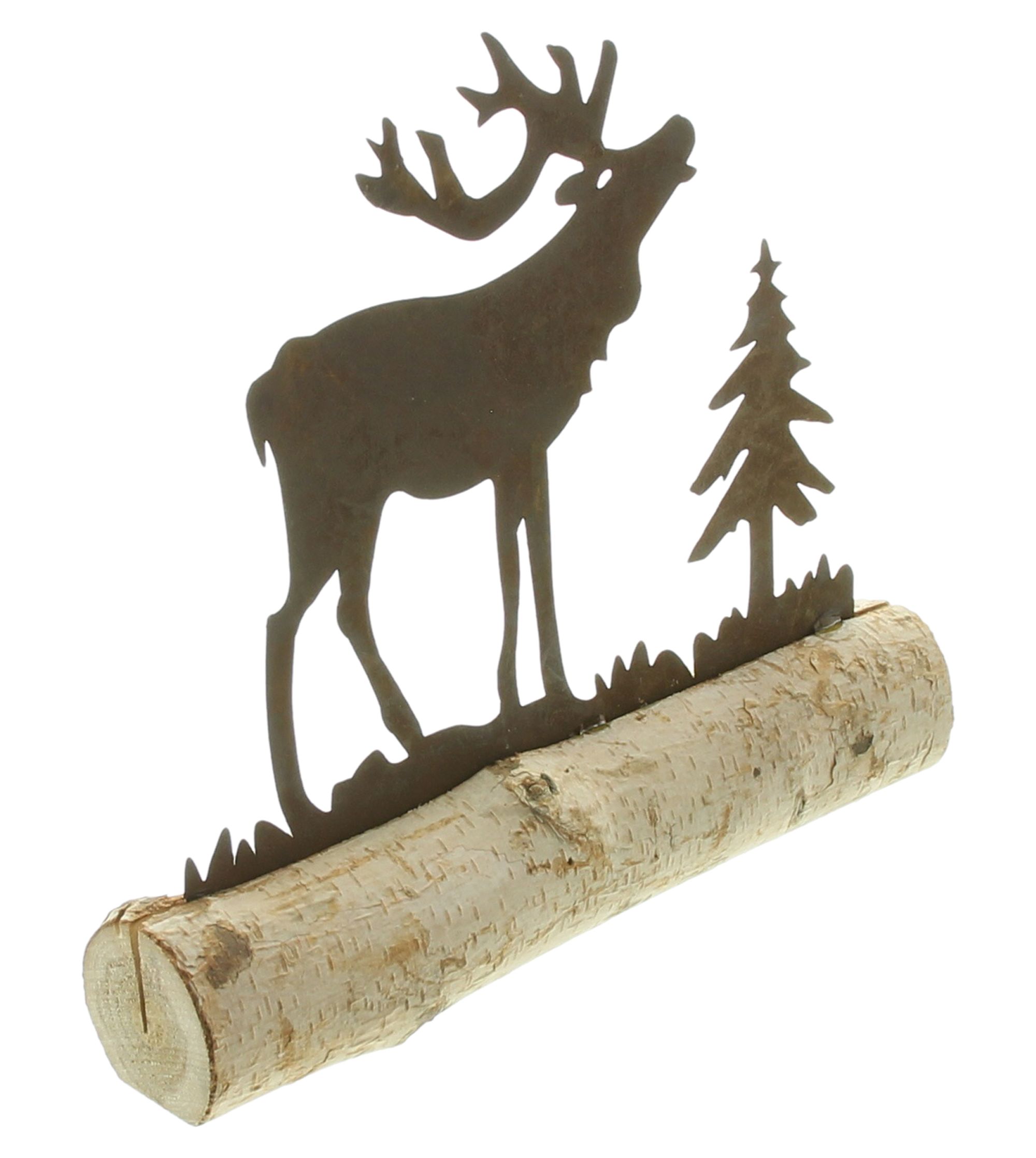 Acheter Lot de 2 décorations "élan de la forêt"  dans la boutique en ligne de Frank Flechtwaren pour Figurines