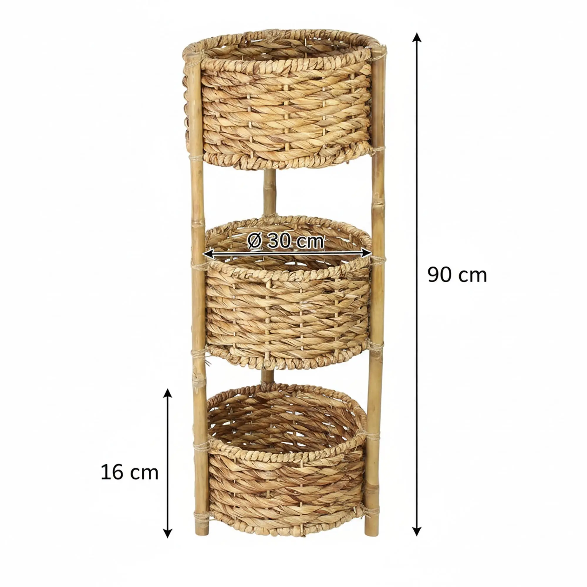 Acheter Étagère-panier "jacinthe d'eau"  dans la boutique en ligne de Frank Flechtwaren pour Étagères