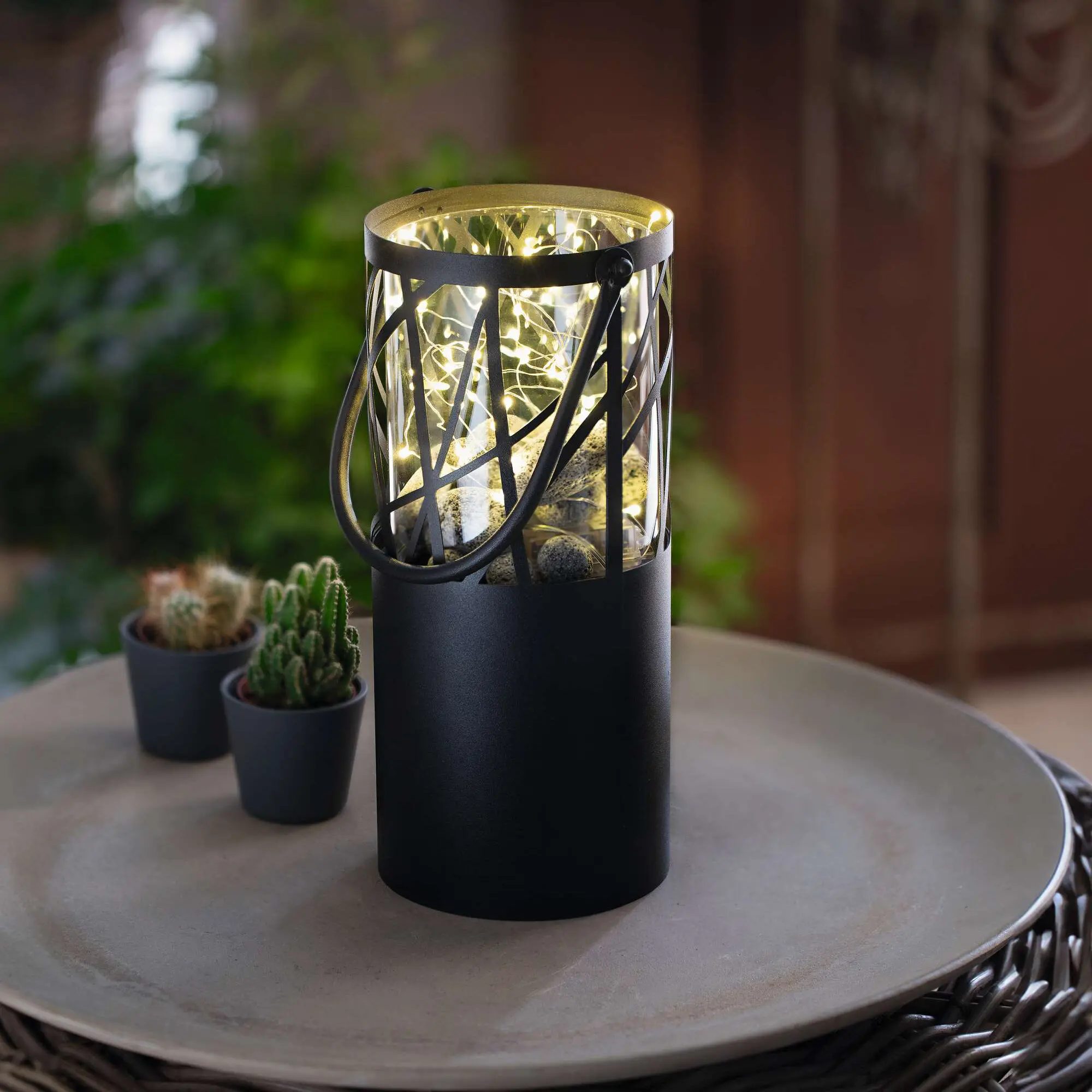 Acheter Photophore "Black"  dans la boutique en ligne de Frank Flechtwaren