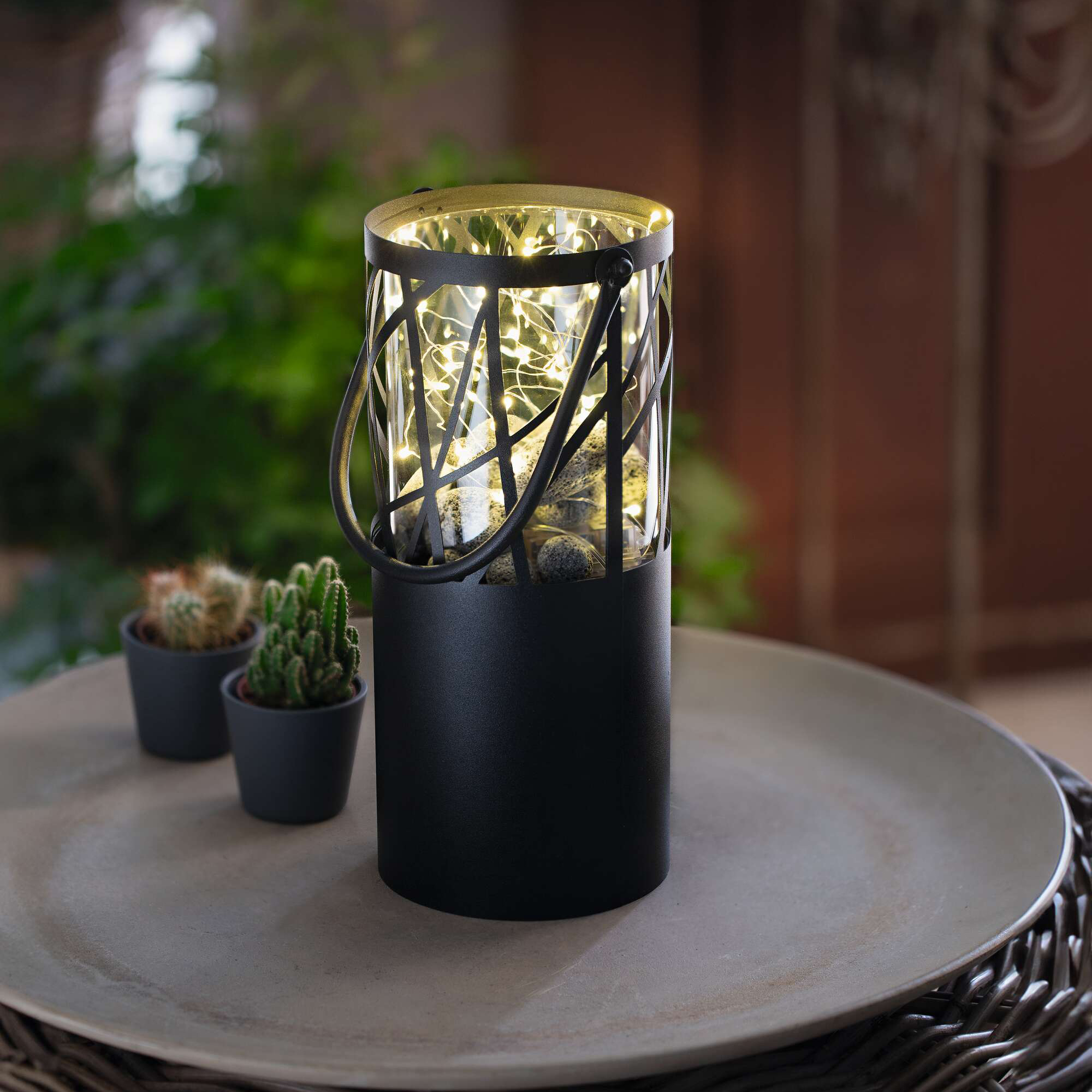 Acheter Photophore "Black"  dans la boutique en ligne de Frank Flechtwaren