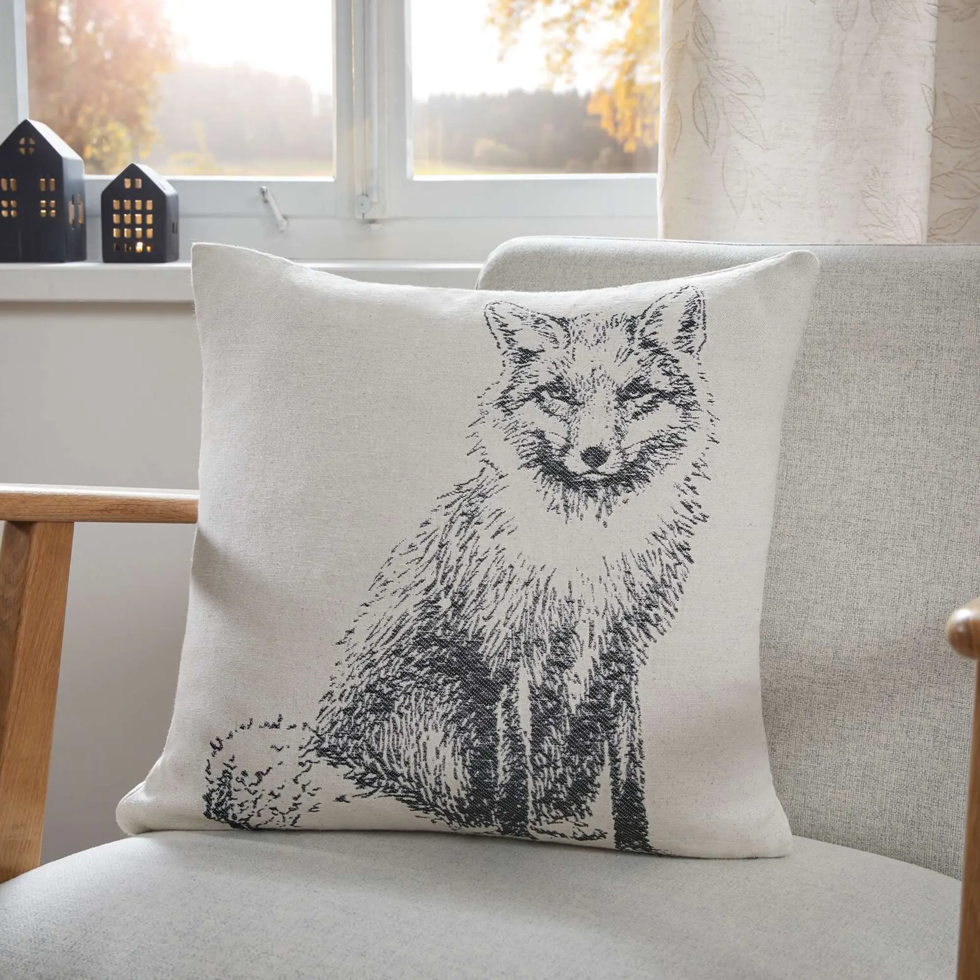 Acheter Housse de coussin "renard"  dans la boutique en ligne de Frank Flechtwaren