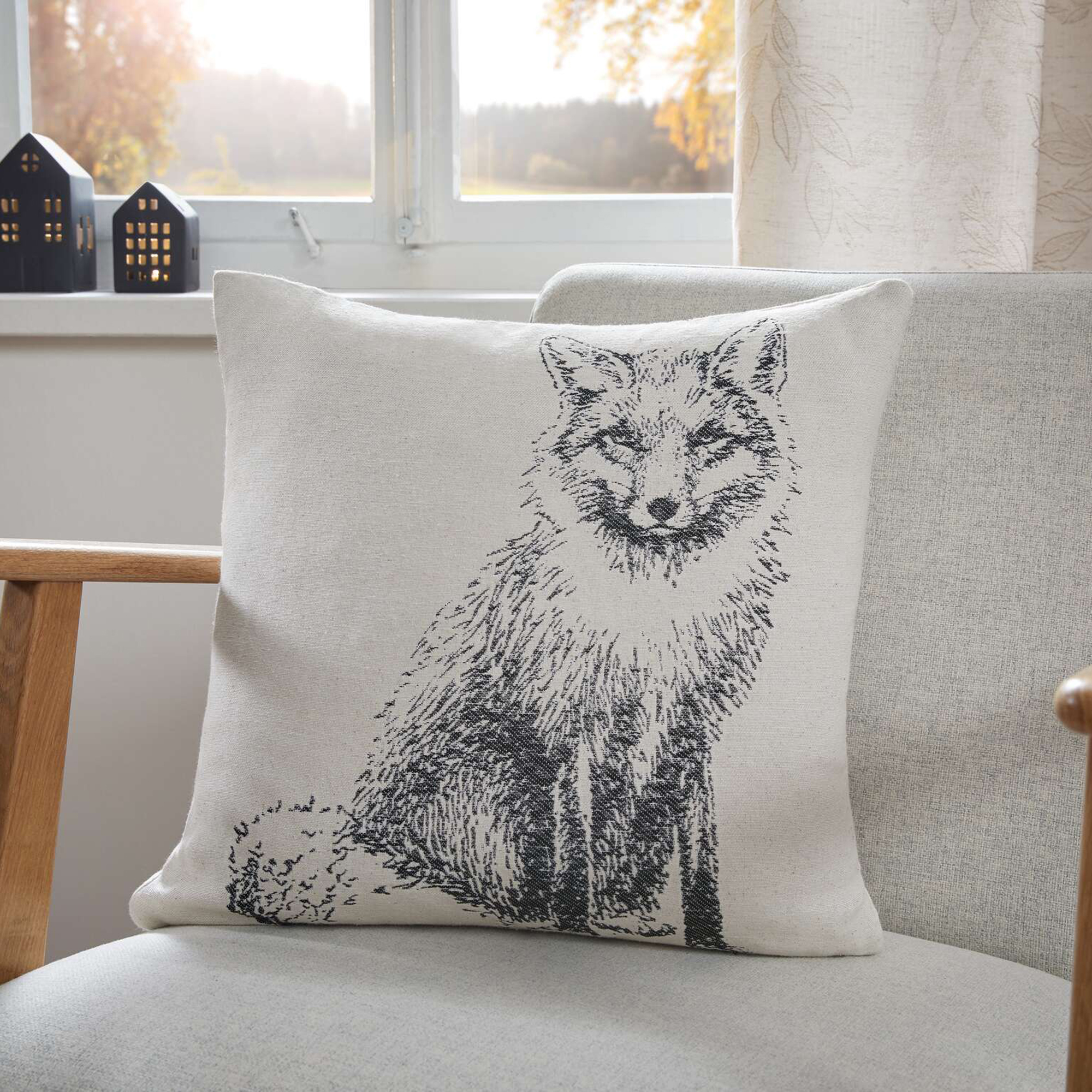 Acheter Housse de coussin "renard"  dans la boutique en ligne de Frank Flechtwaren