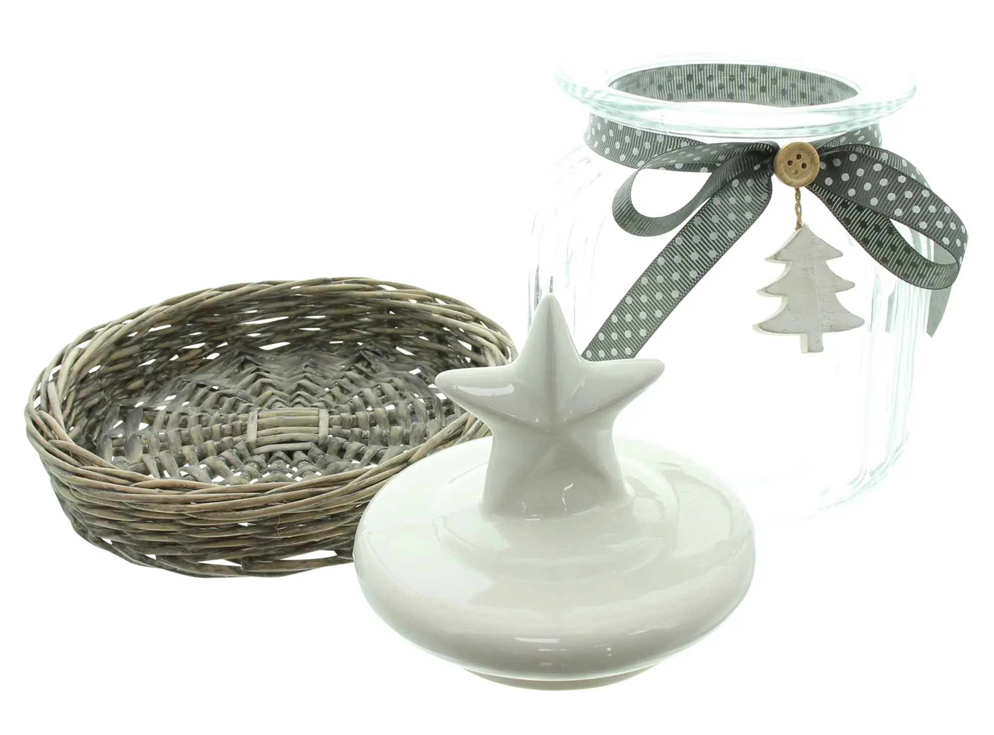 Acheter Bonbonniere "Sternchen"  dans la boutique en ligne de Frank Flechtwaren pour Noël
