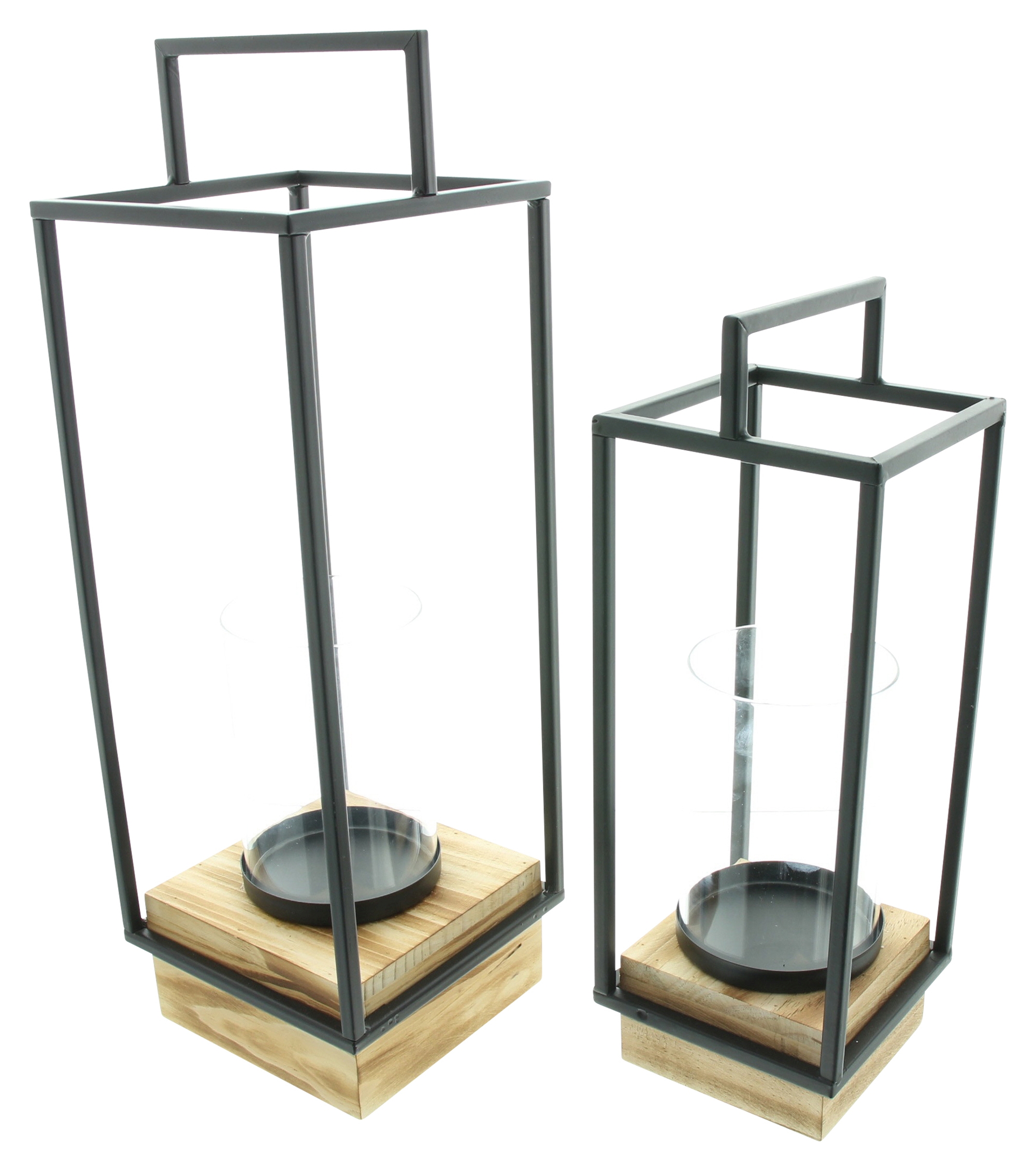 Acheter Lot de 2 lanternes "Industrial Modern "  dans la boutique en ligne de Frank Flechtwaren pour Noël