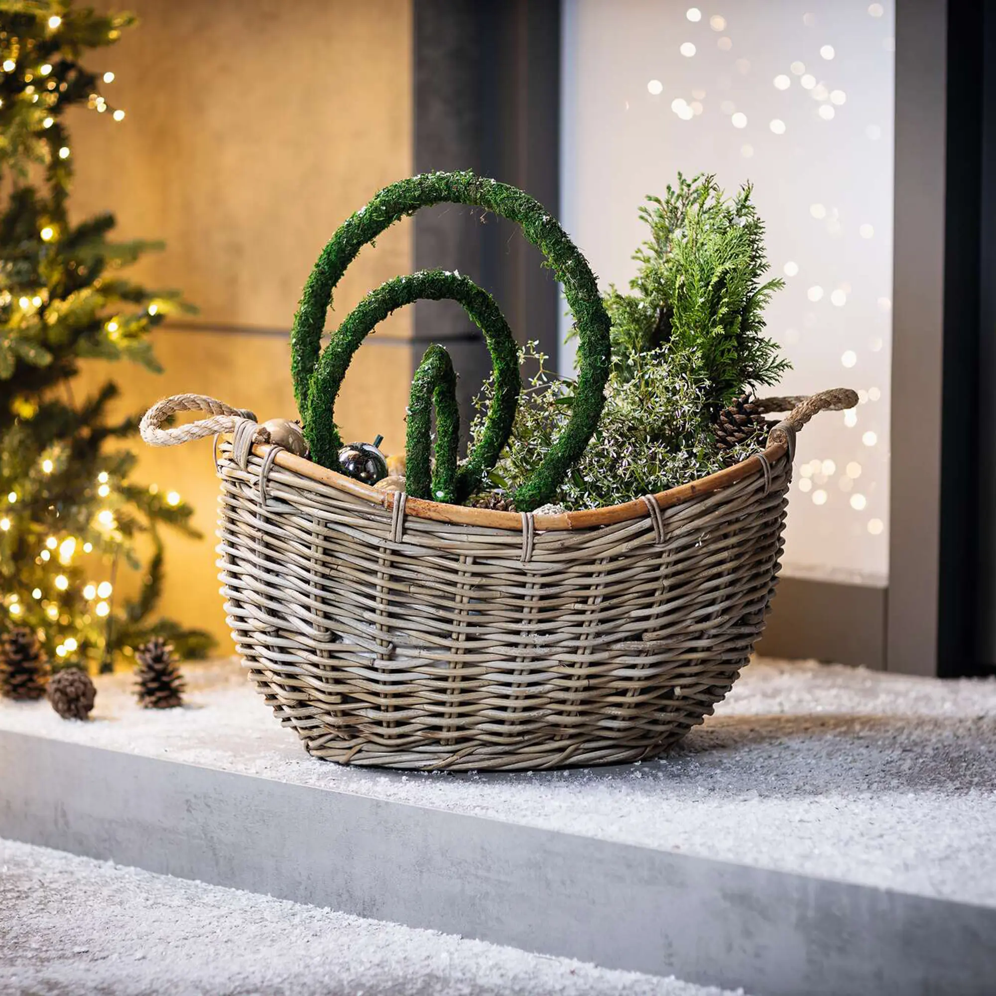 Acheter Grande jardinière "rotin"  dans la boutique en ligne de Frank Flechtwaren