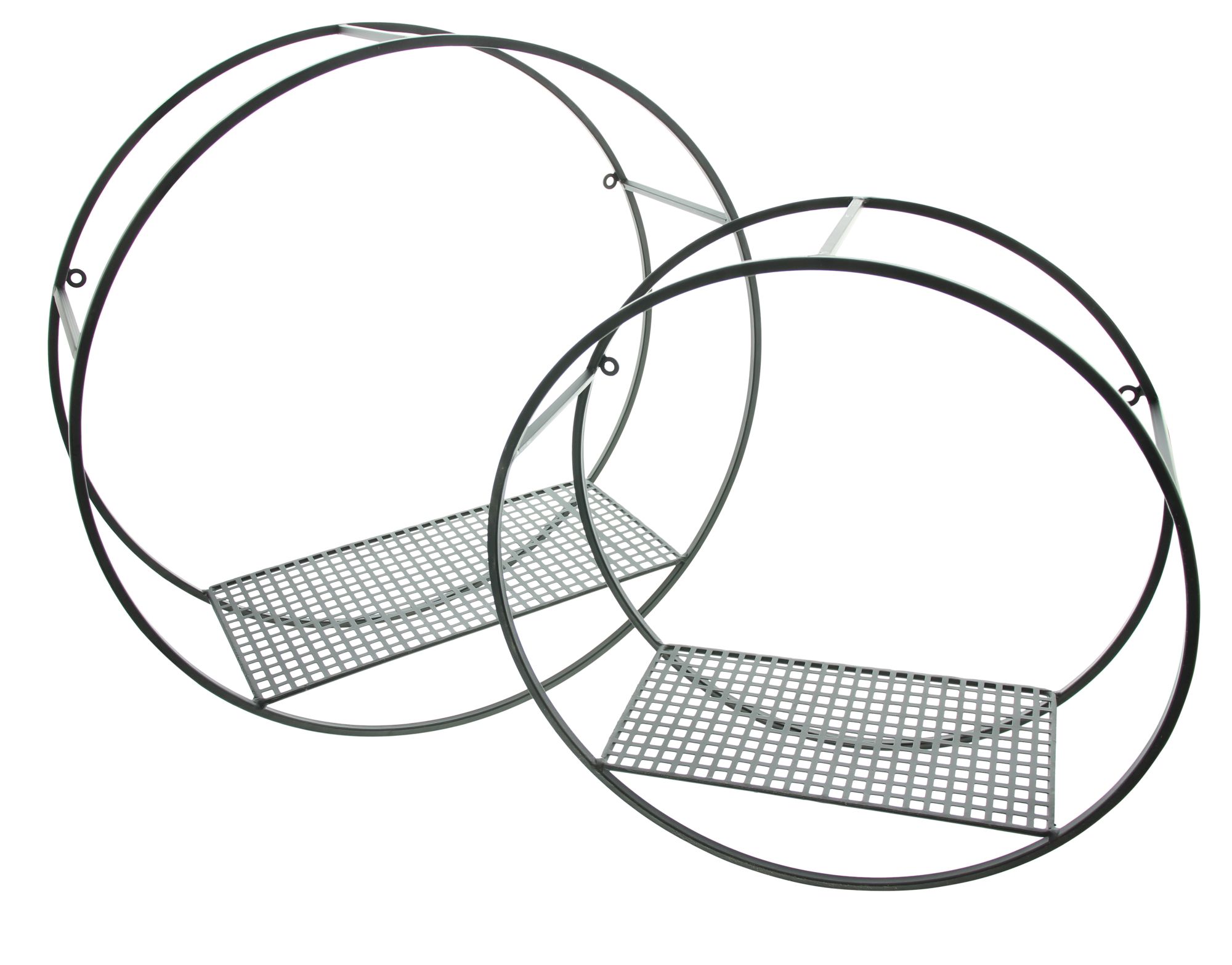 Acheter Lot de 2 étagères murales "cercle" dans la boutique en ligne de Frank Flechtwaren pour Couloir Acheter Lot de 2 étagères murales "cercle" dans la boutique en ligne de Frank Flechtwaren pour Couloir