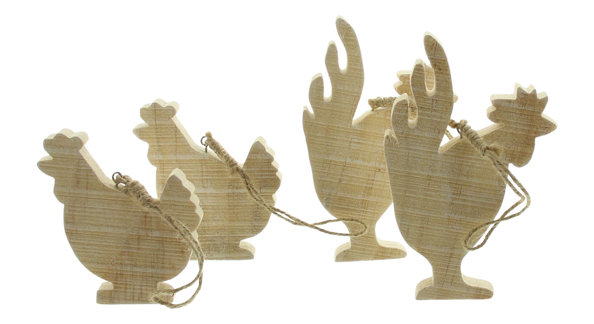 Acheter Lot de 4 suspensions "coq et poule" dans la boutique en ligne de Frank Flechtwaren pour Pâques Acheter Lot de 4 suspensions "coq et poule" dans la boutique en ligne de Frank Flechtwaren pour Pâques