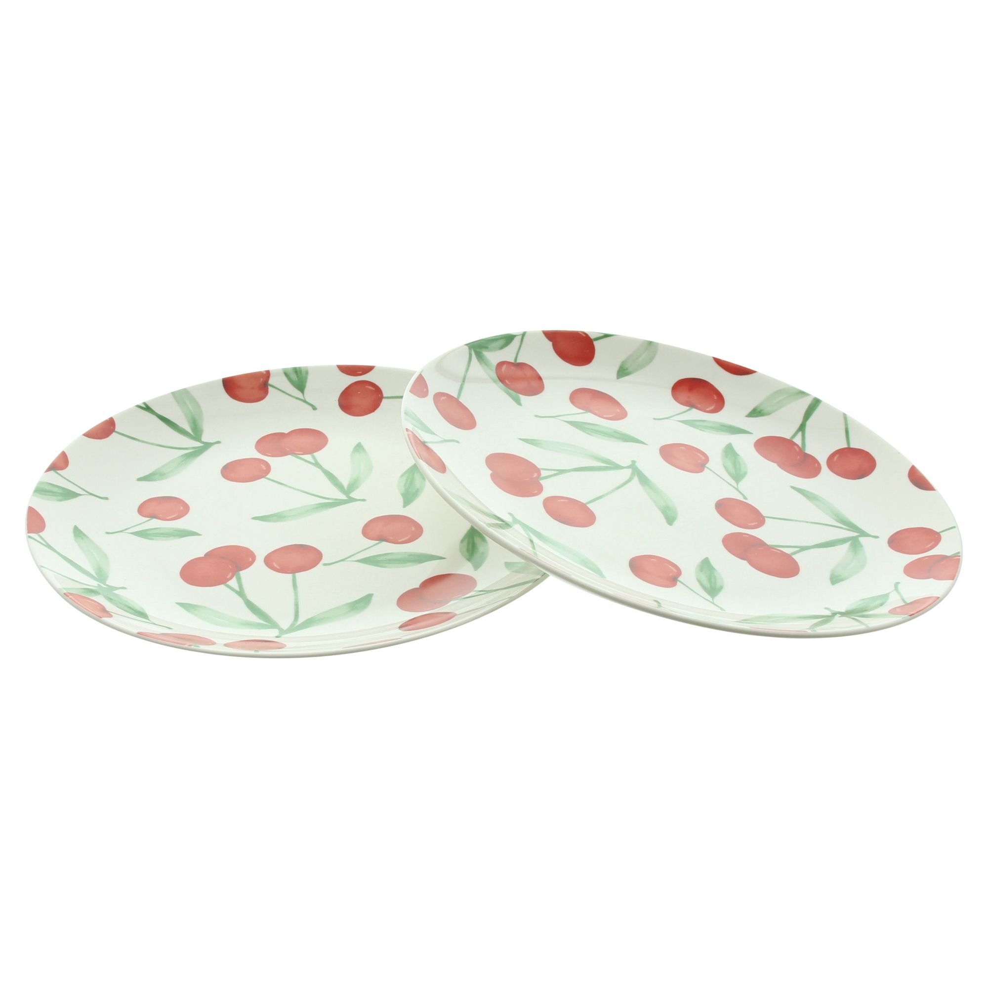 Acheter Lot de 2 assiettes à dessert "délice de cerises"  dans la boutique en ligne de Frank Flechtwaren pour Nouvel arrivage