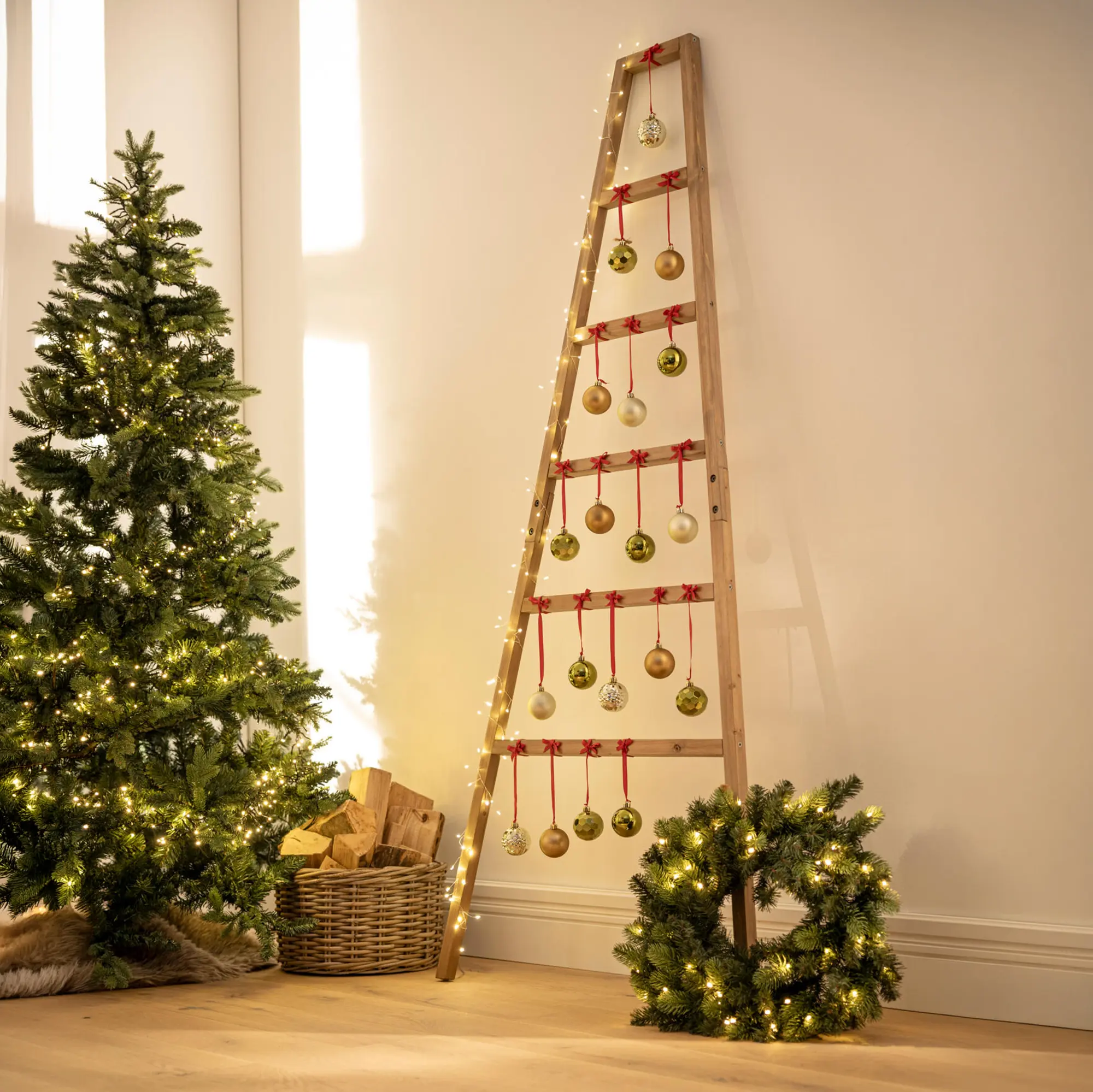 Acheter Échelle décorative « Wood »  dans la boutique en ligne de Frank Flechtwaren
