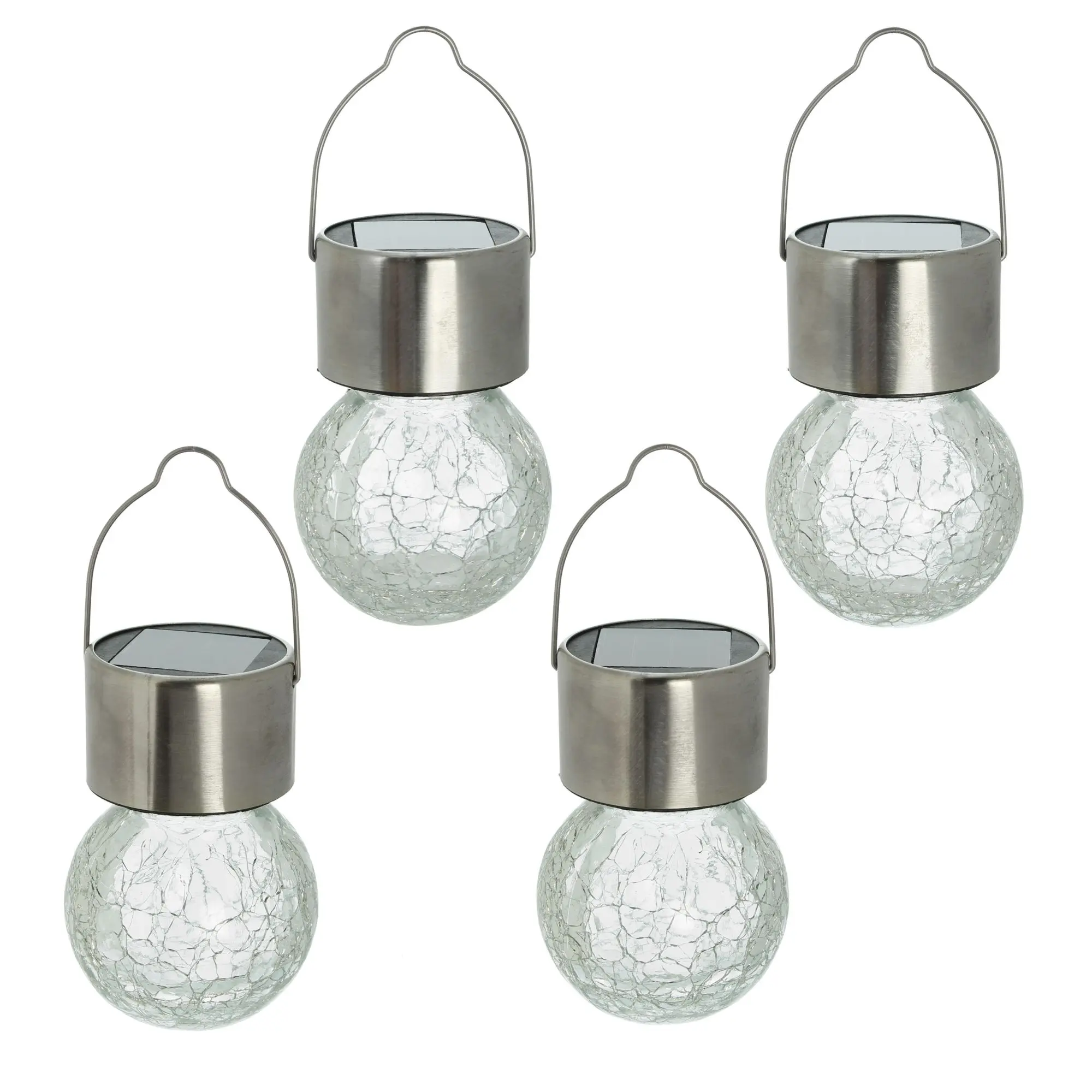 Acheter Lot de 4 lampes solaires LED "cristal"  dans la boutique en ligne de Frank Flechtwaren pour Luminaires de jardin