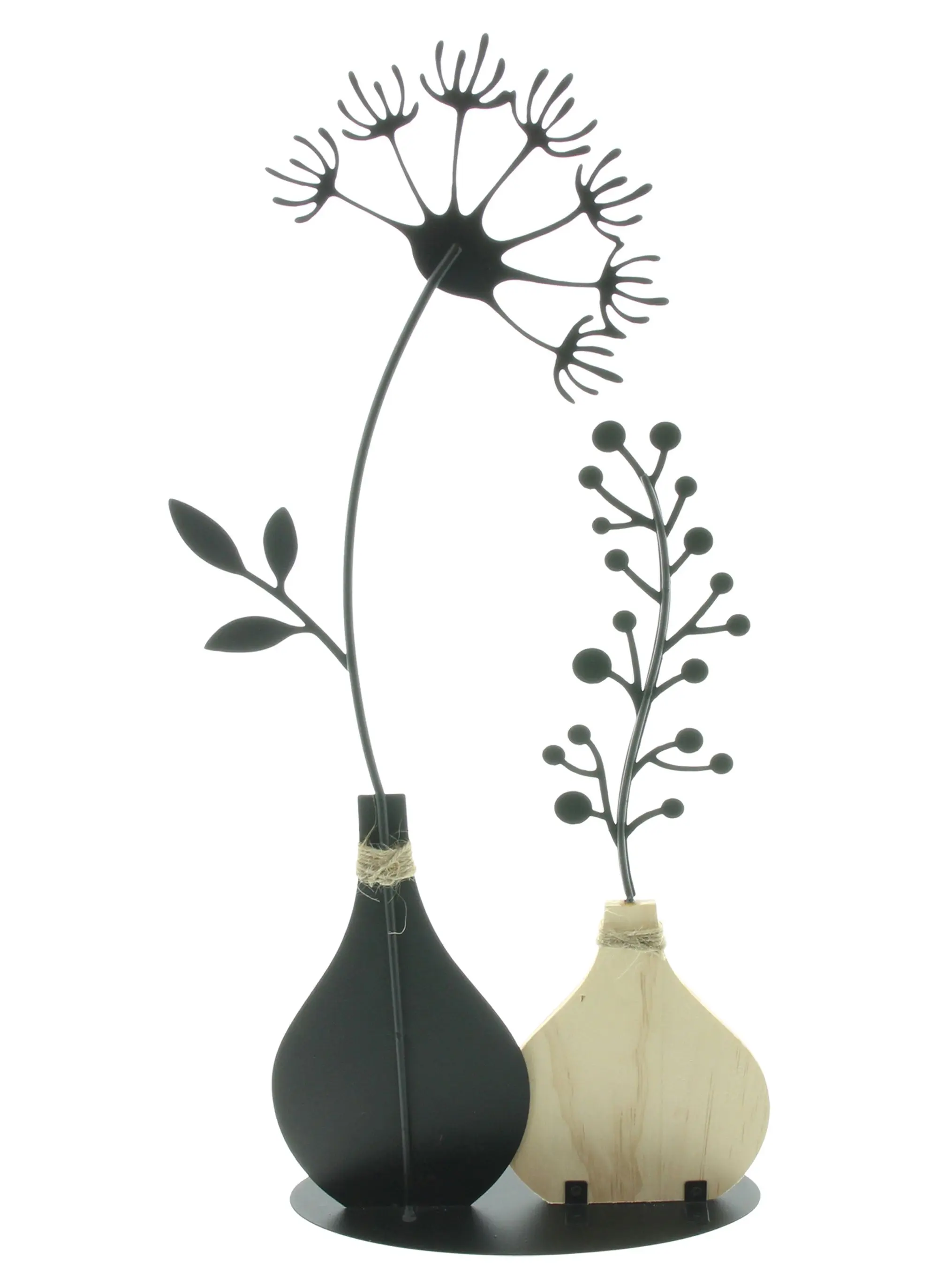 Acheter Décoration métallique "vases"  dans la boutique en ligne de Frank Flechtwaren pour Figurines décoratives