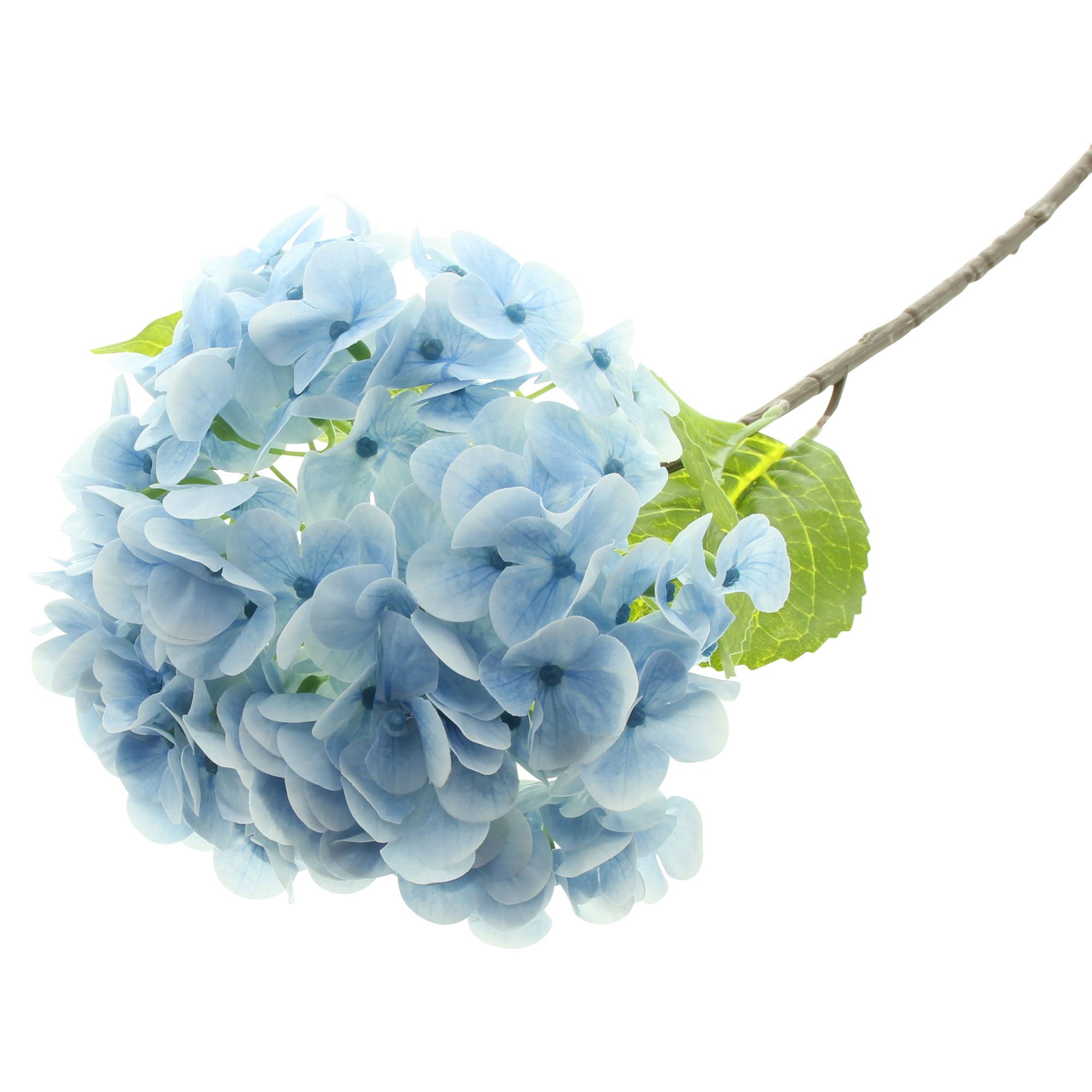 Acheter Fleur artificielle "hortensia bleue"  dans la boutique en ligne de Frank Flechtwaren pour Plantes artificielles