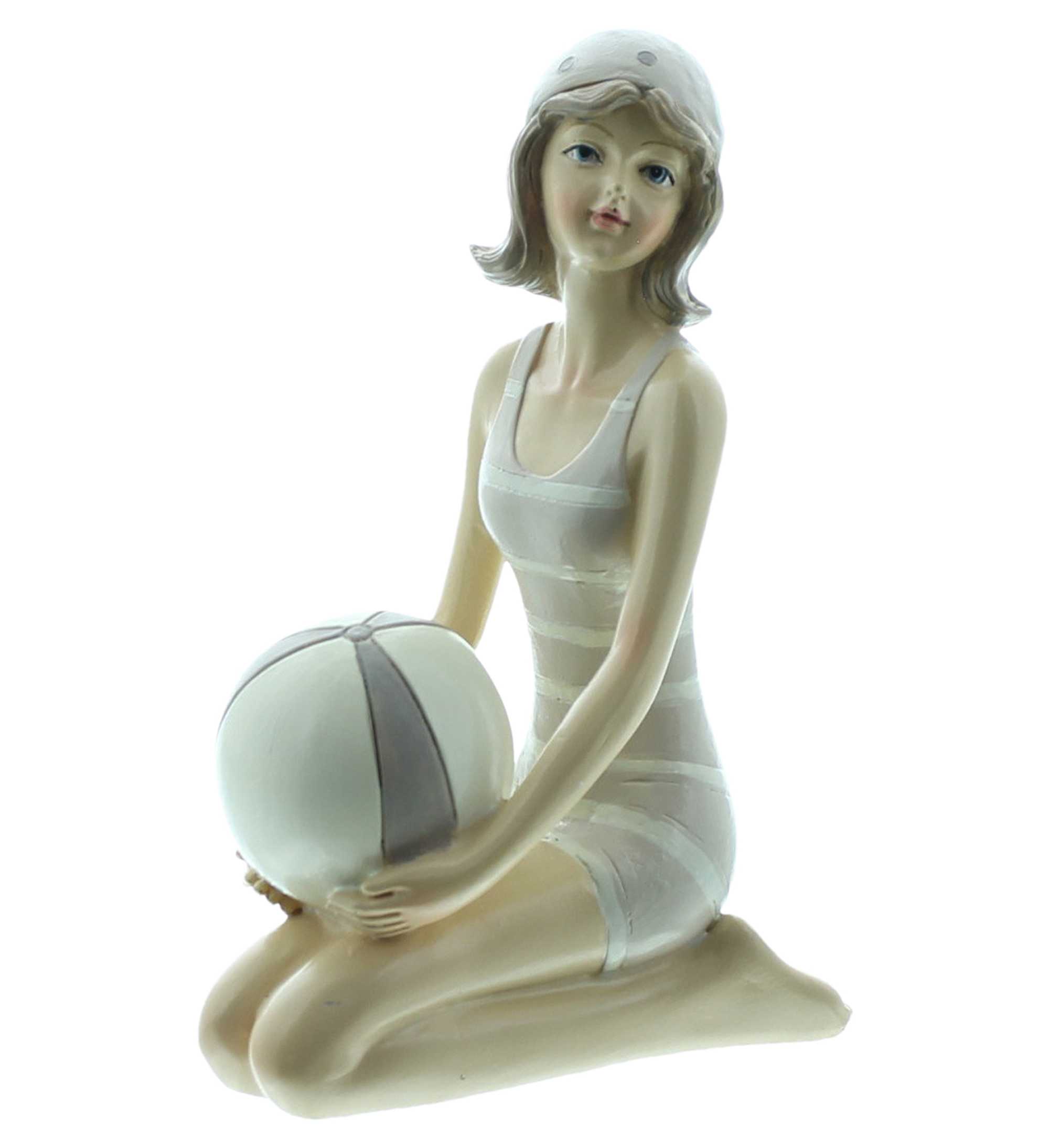 Acheter Figurine "dame à la plage"  dans la boutique en ligne de Frank Flechtwaren pour Figurines décoratives