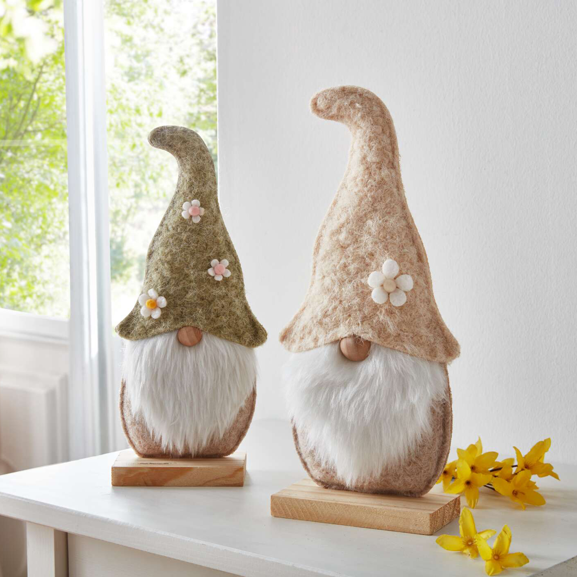 Acheter Lot de 2 luttins "barbe hirsute"  dans la boutique en ligne de Frank Flechtwaren pour Pâques