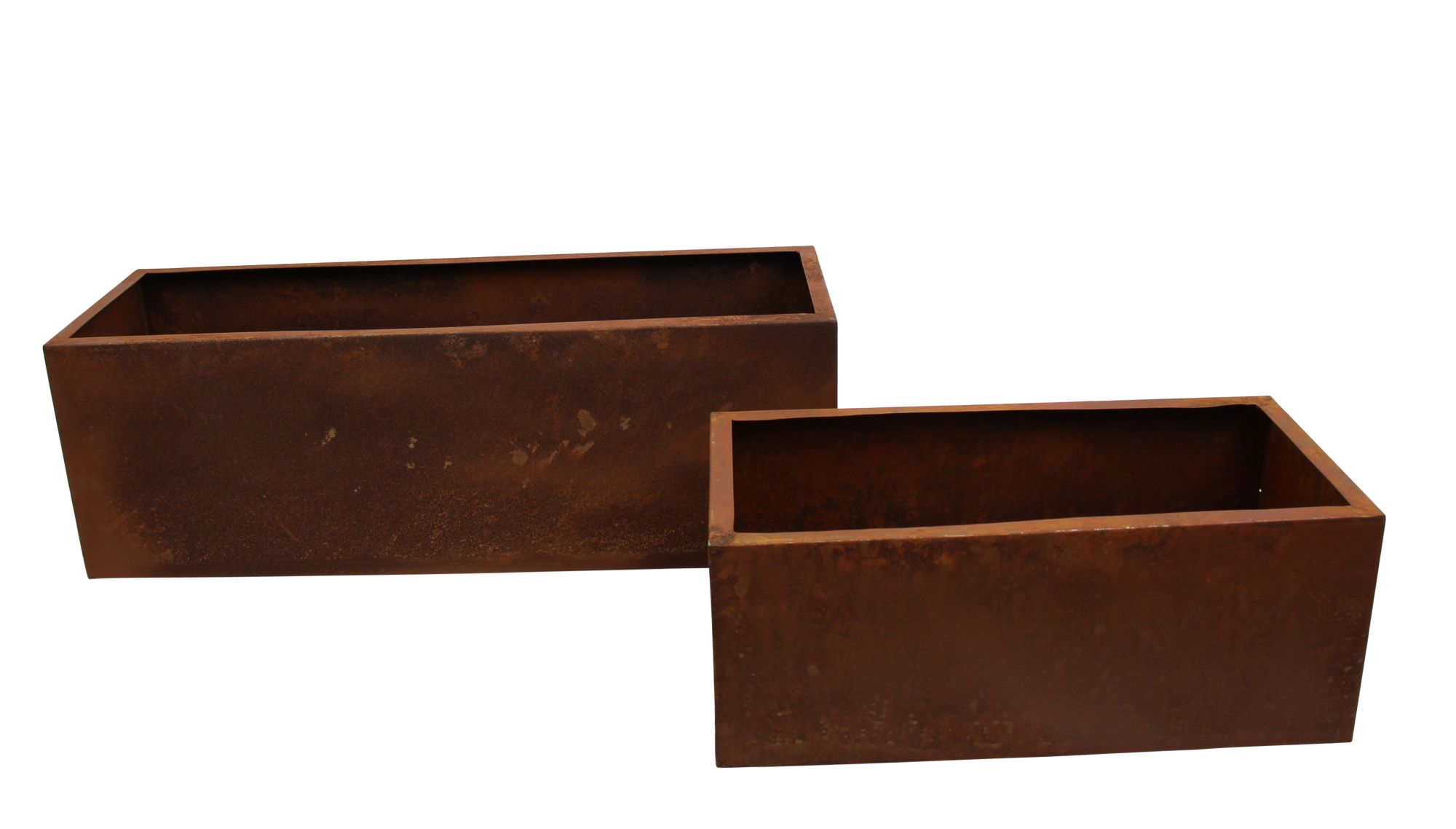 Acheter Lot de 2 jardinières "rouille" dans la boutique en ligne de Frank Flechtwaren pour Pots de fleurs Acheter Lot de 2 jardinières "rouille" dans la boutique en ligne de Frank Flechtwaren pour Pots de fleurs
