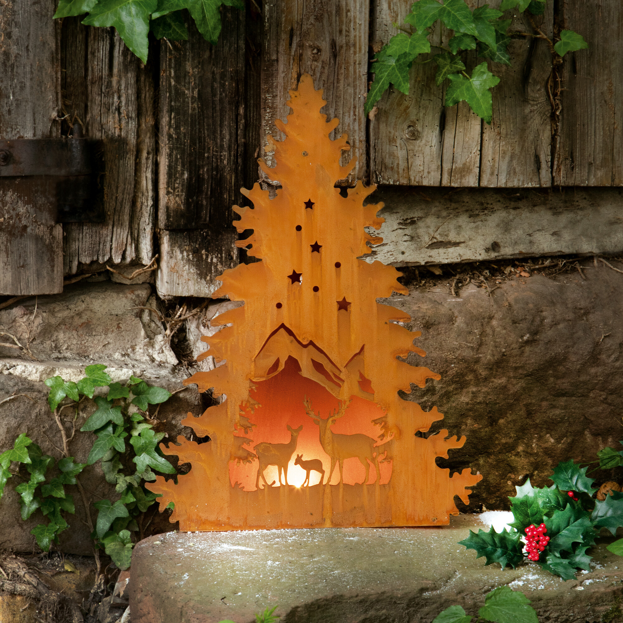 Acheter Sapin "forêt d'hiver"  dans la boutique en ligne de Frank Flechtwaren pour Noël