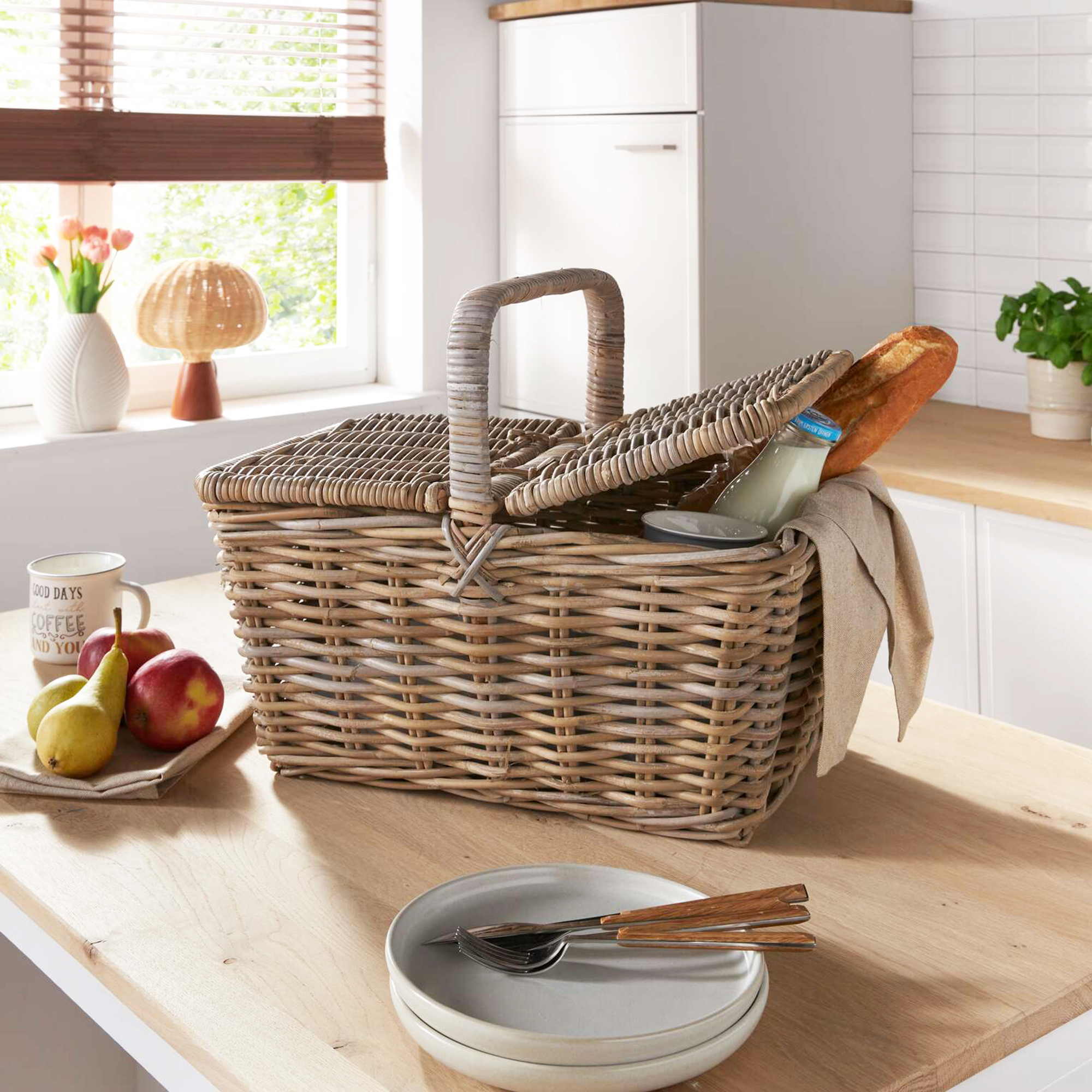 Acheter Panier pique-nique "rotin"  dans la boutique en ligne de Frank Flechtwaren