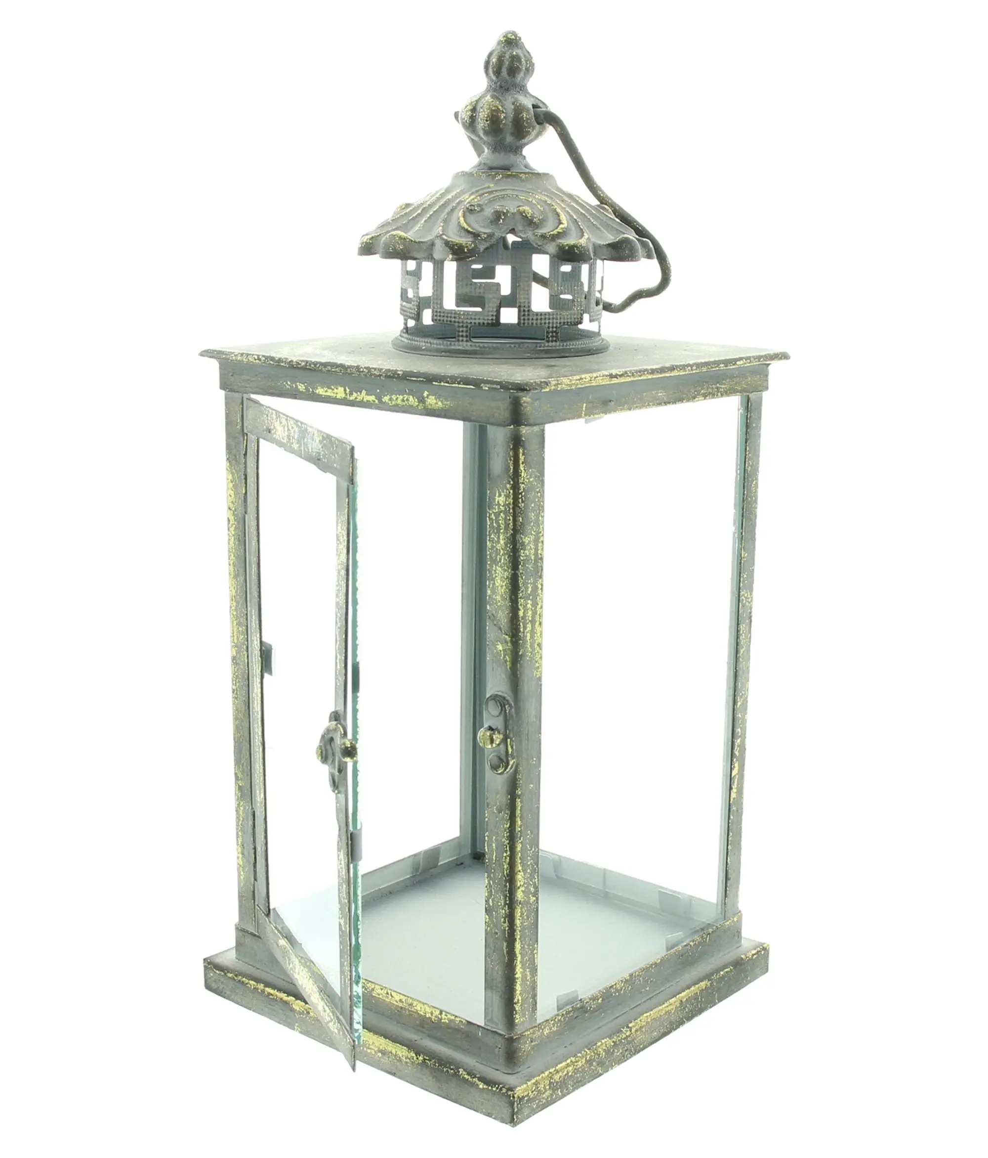 Acheter Lanterne "reflet métallique"  dans la boutique en ligne de Frank Flechtwaren pour Lanternes