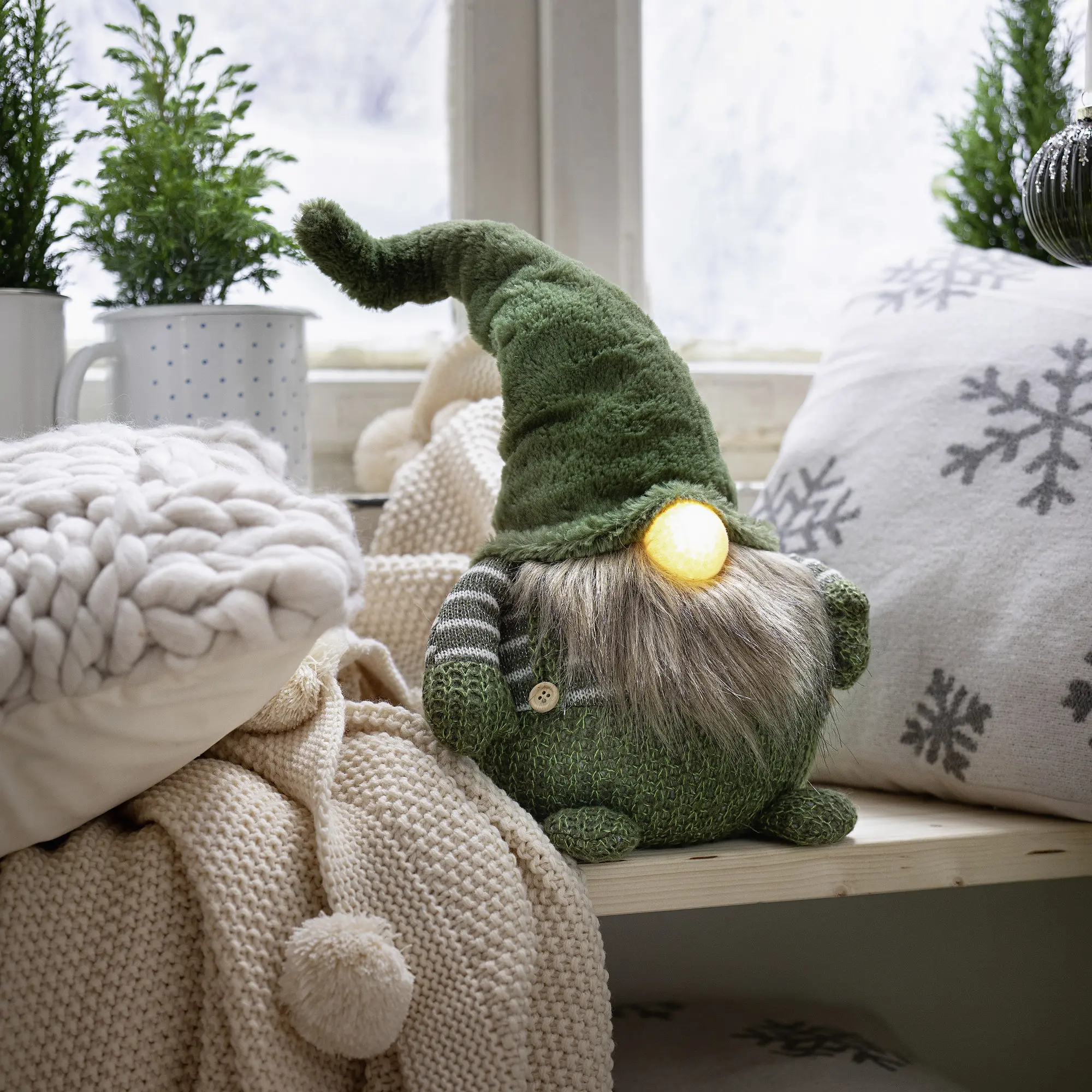 Acheter Lutin LED "vert"  dans la boutique en ligne de Frank Flechtwaren