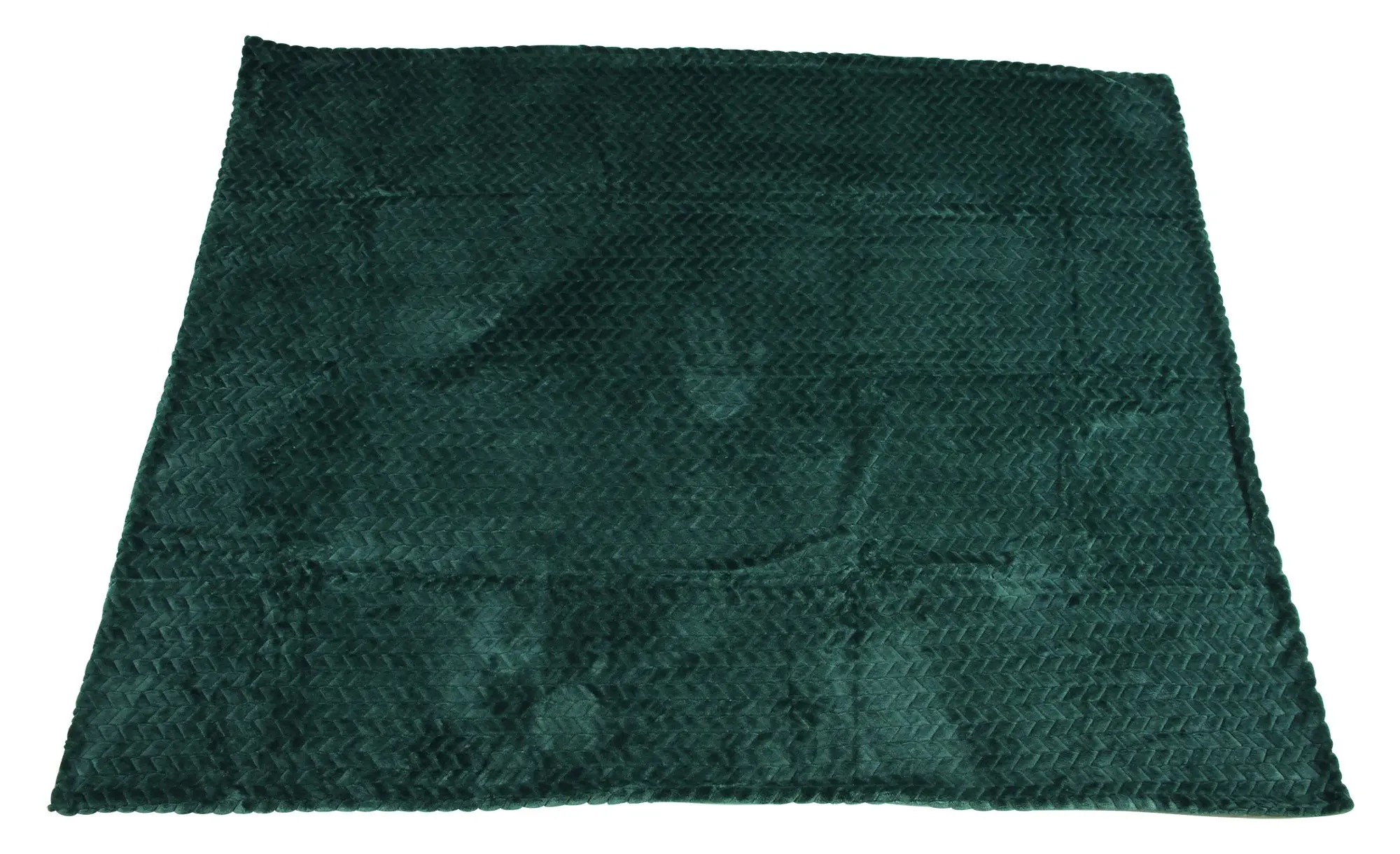 Acheter Plaid "velours vert"  dans la boutique en ligne de Frank Flechtwaren pour Plaids &amp; Couvertures