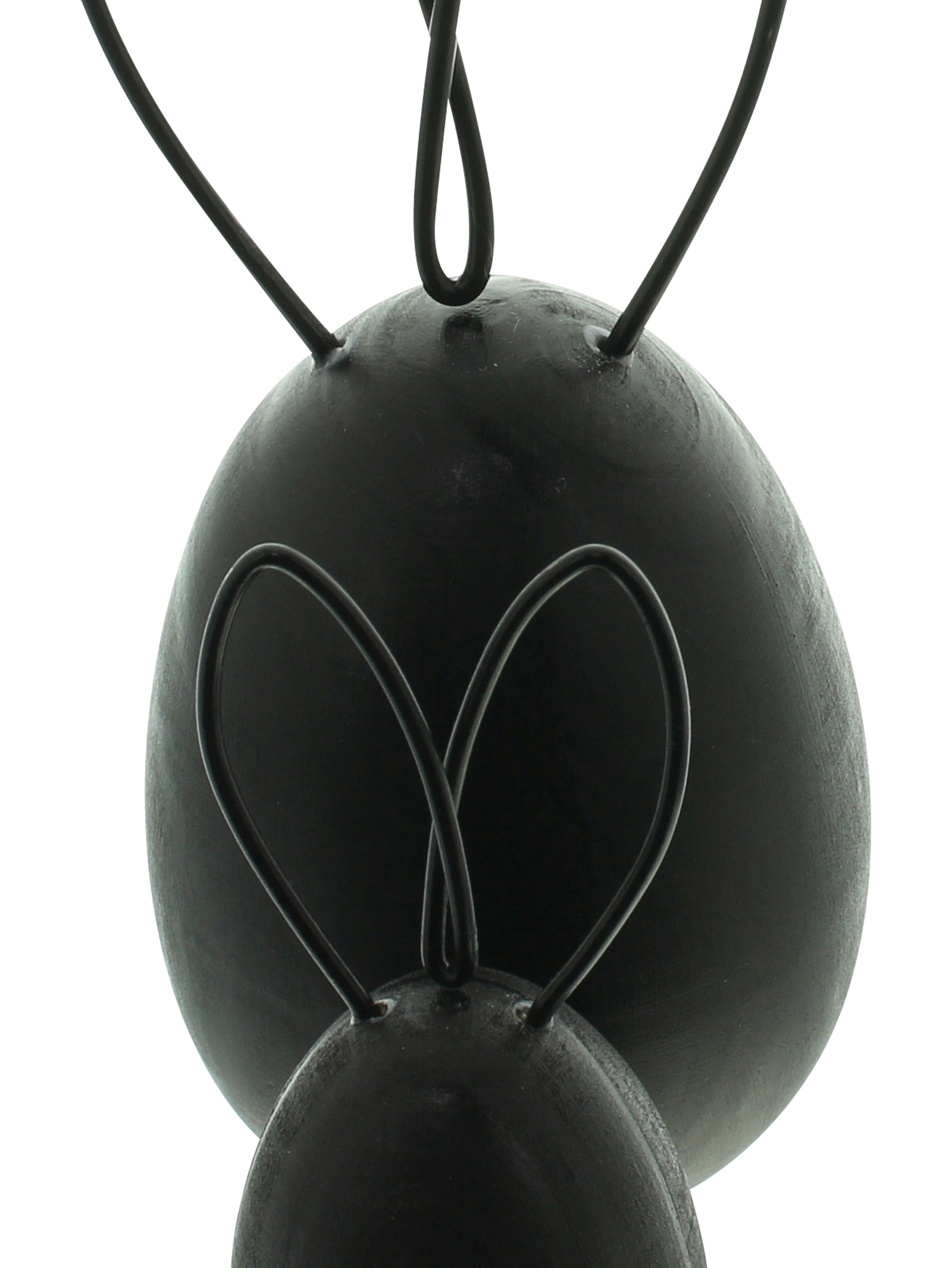 Acheter Lot de 2 lapins "Black"  dans la boutique en ligne de Frank Flechtwaren pour Lapin &amp; co