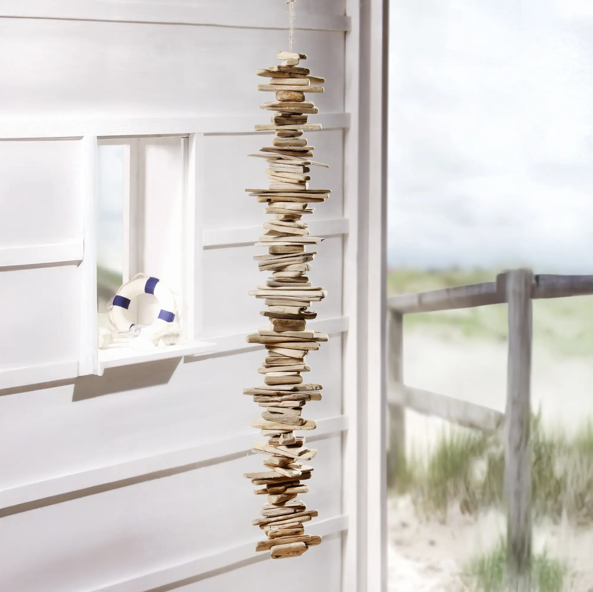 Acheter Guirlande bois flotté "plage"  dans la boutique en ligne de Frank Flechtwaren
