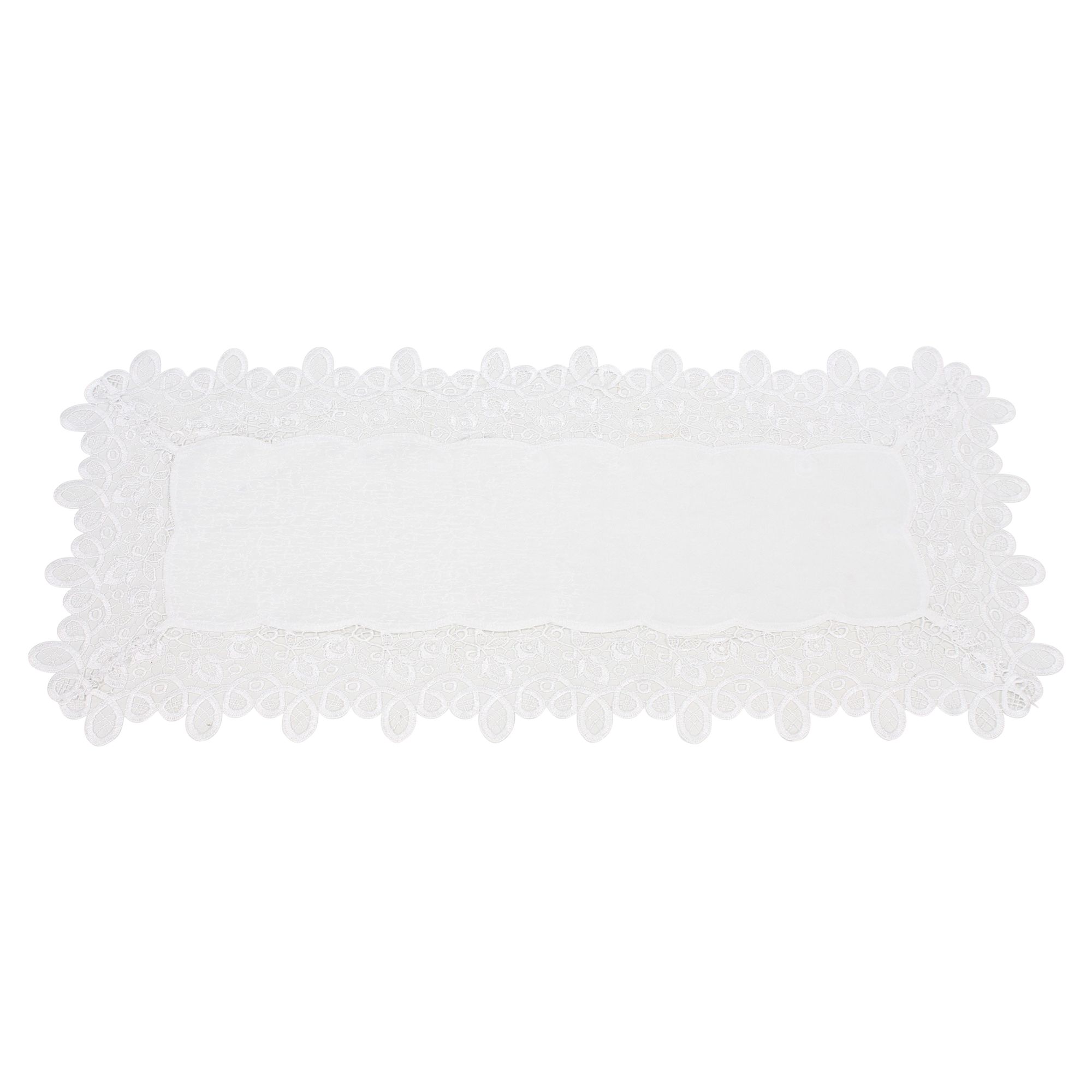 Acheter Chemin de table « Petites fleurs en dentelle »  dans la boutique en ligne de Frank Flechtwaren pour Chemins de table