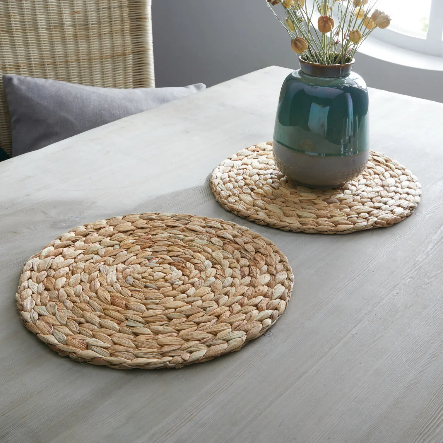 Acheter Lot 2 dessous de plat "nature"  dans la boutique en ligne de Frank Flechtwaren