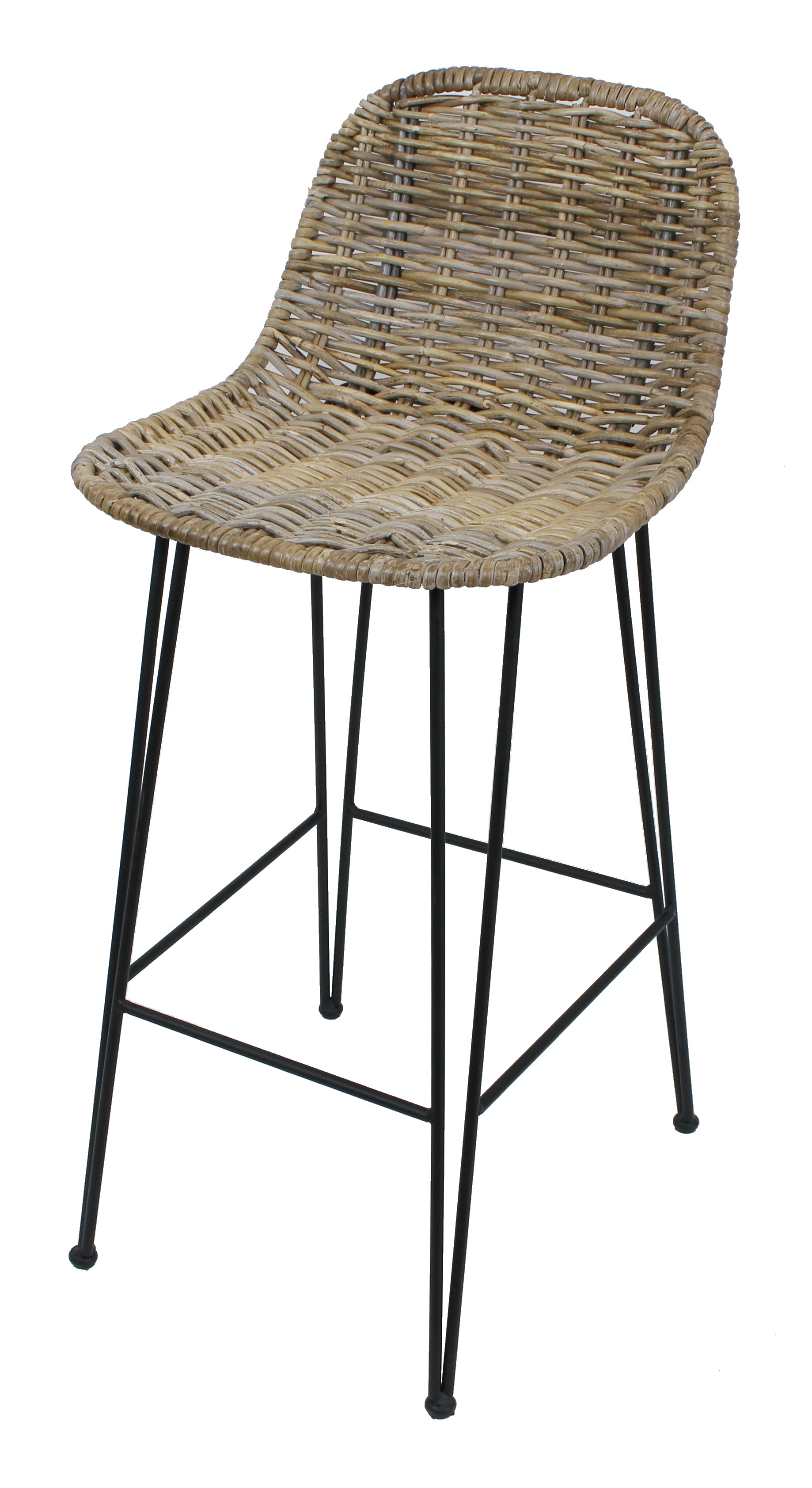 Acheter Chaise de bar en rotin "Modern Line"  dans la boutique en ligne de Frank Flechtwaren pour Cuisine