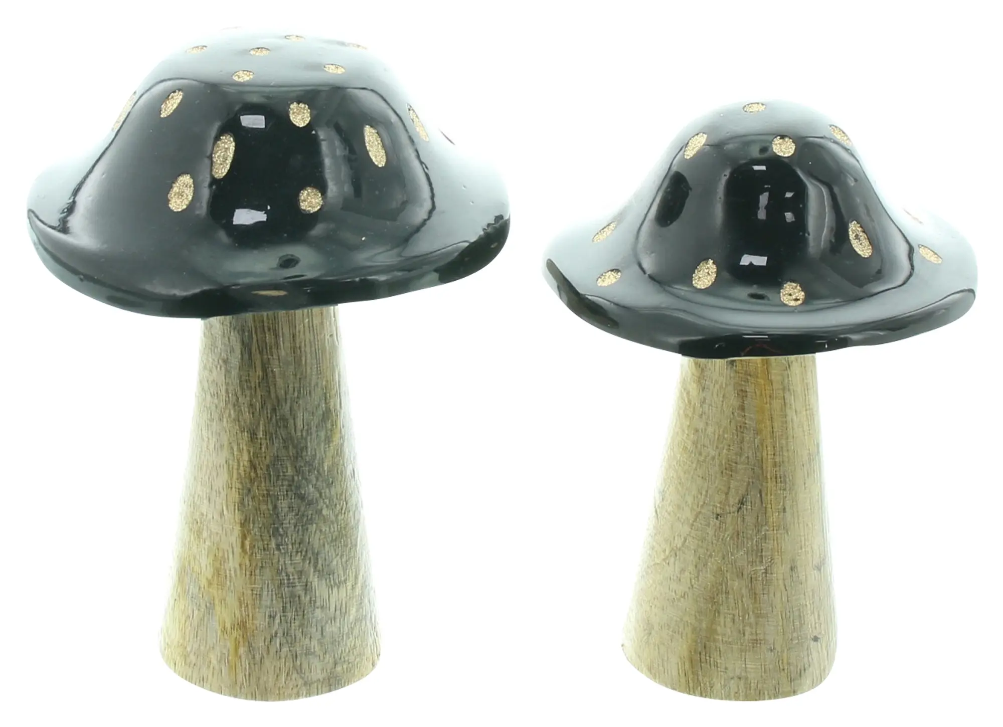 Acheter Lot de 2 champignons "Blacky"  dans la boutique en ligne de Frank Flechtwaren pour Champignons