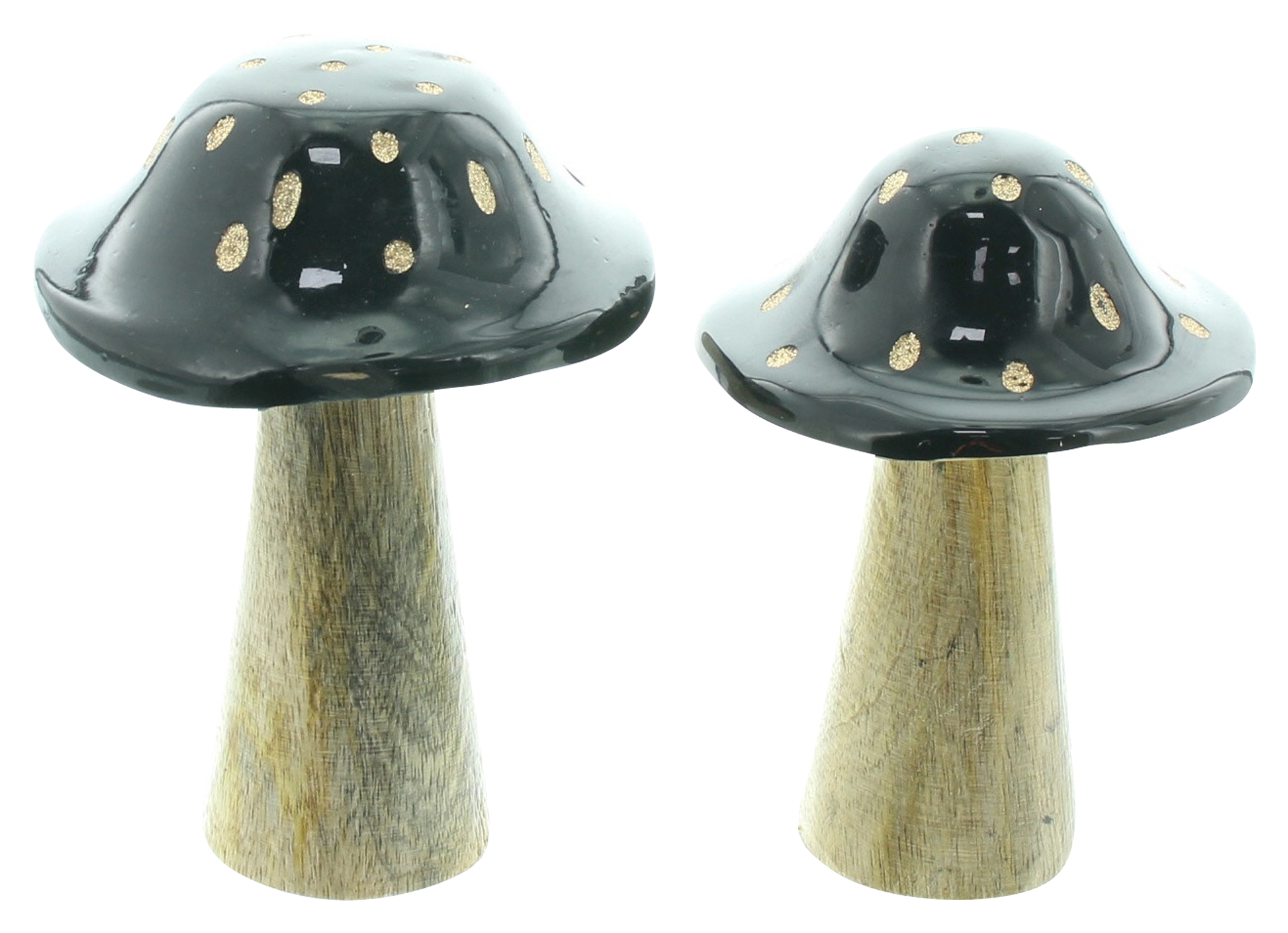 Acheter Lot de 2 champignons "Blacky"  dans la boutique en ligne de Frank Flechtwaren pour Série titre automne/hiver