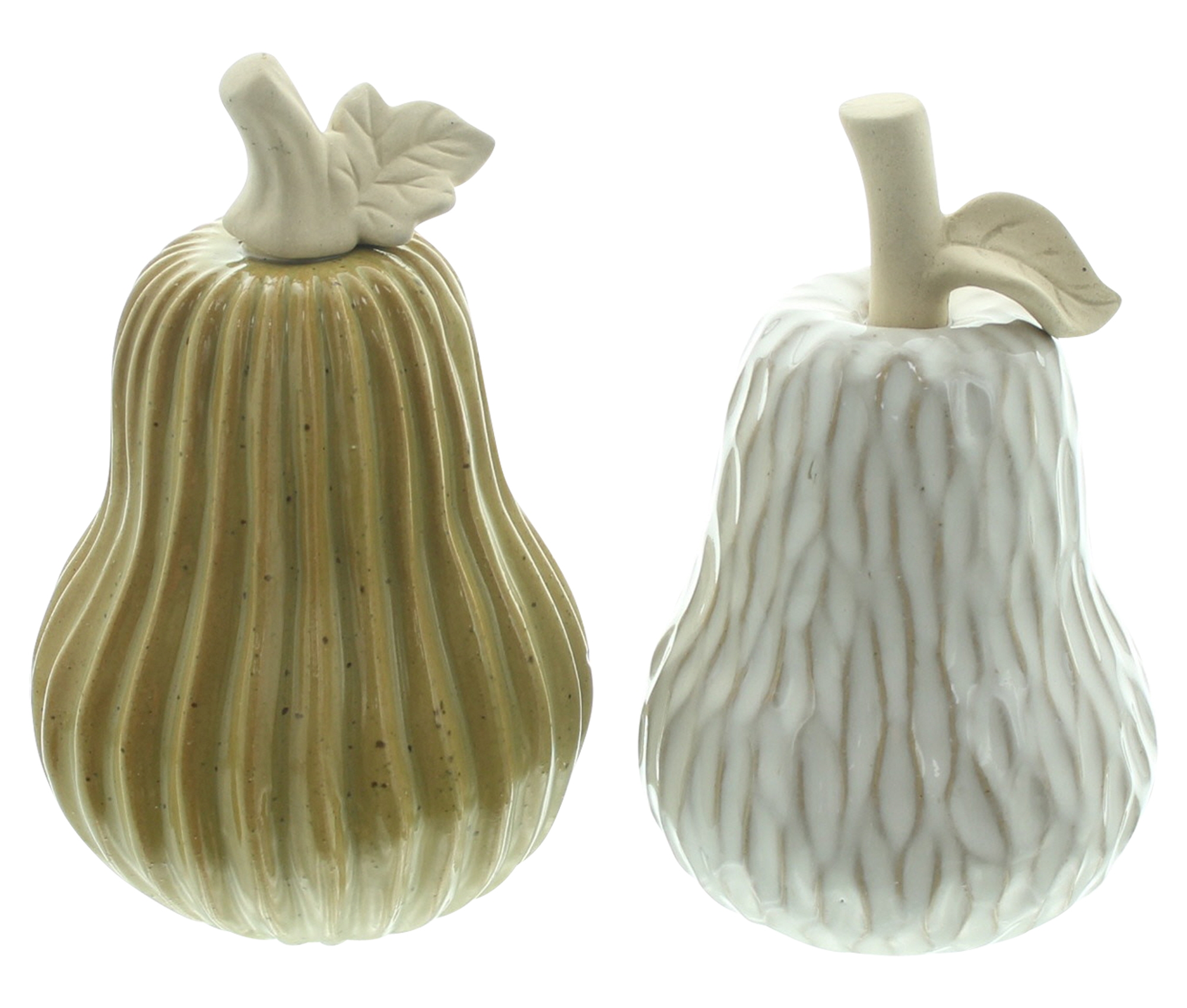 Acheter Lot de 2 citrouilles décoratives "structure"  dans la boutique en ligne de Frank Flechtwaren pour Série titre automne/hiver